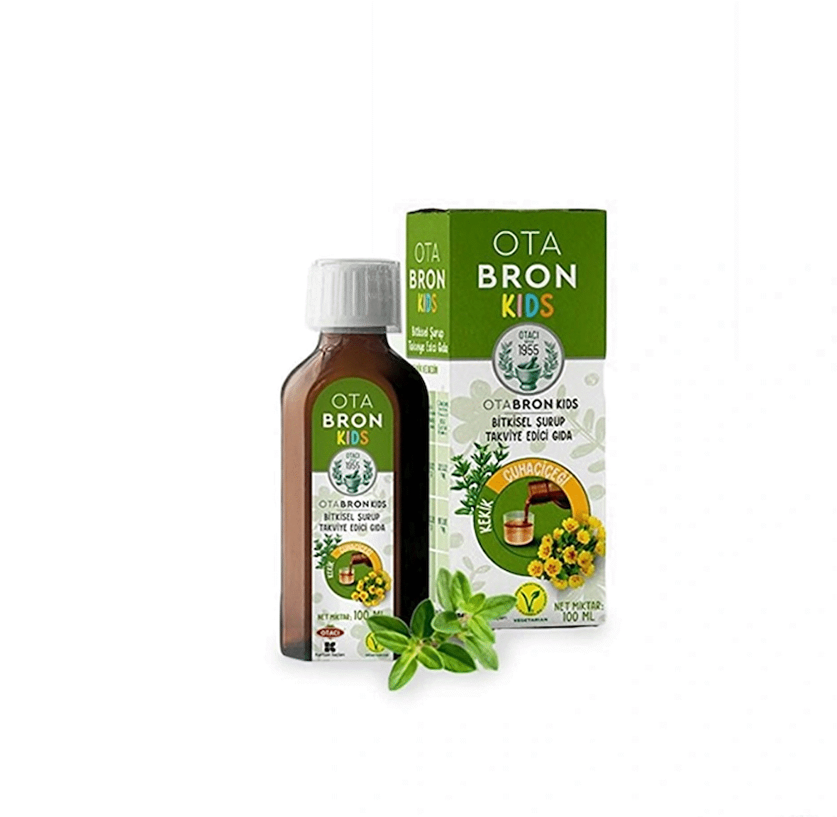 Otabron Kids Kekik Ve Çuhaçiçeği Bitkisel Şurup 100 ml