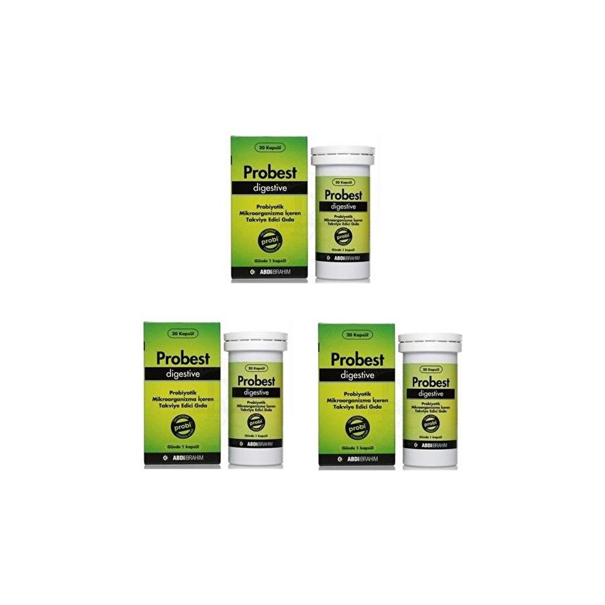 Probest Digestive Probiyotik 20 Kapsül x 3 Adet