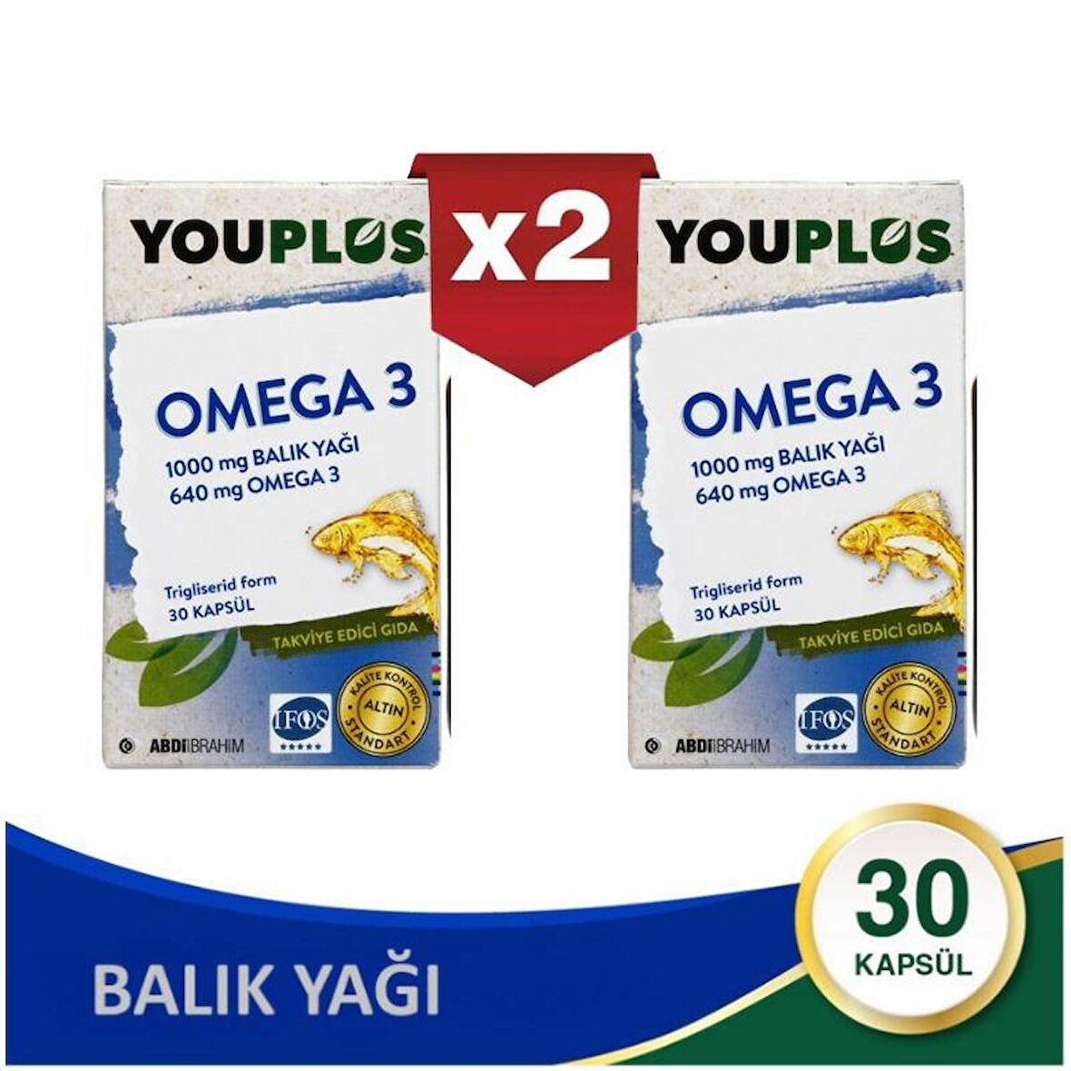 Youplus Omega-3 30 Kapsül 2 Adet