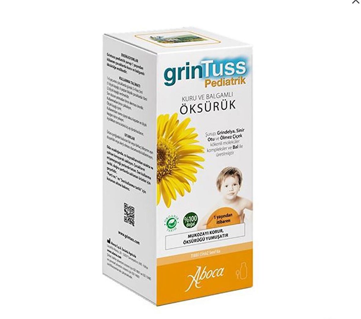 Grintuss Pediatrik Öksürük Şurubu 128 Gr