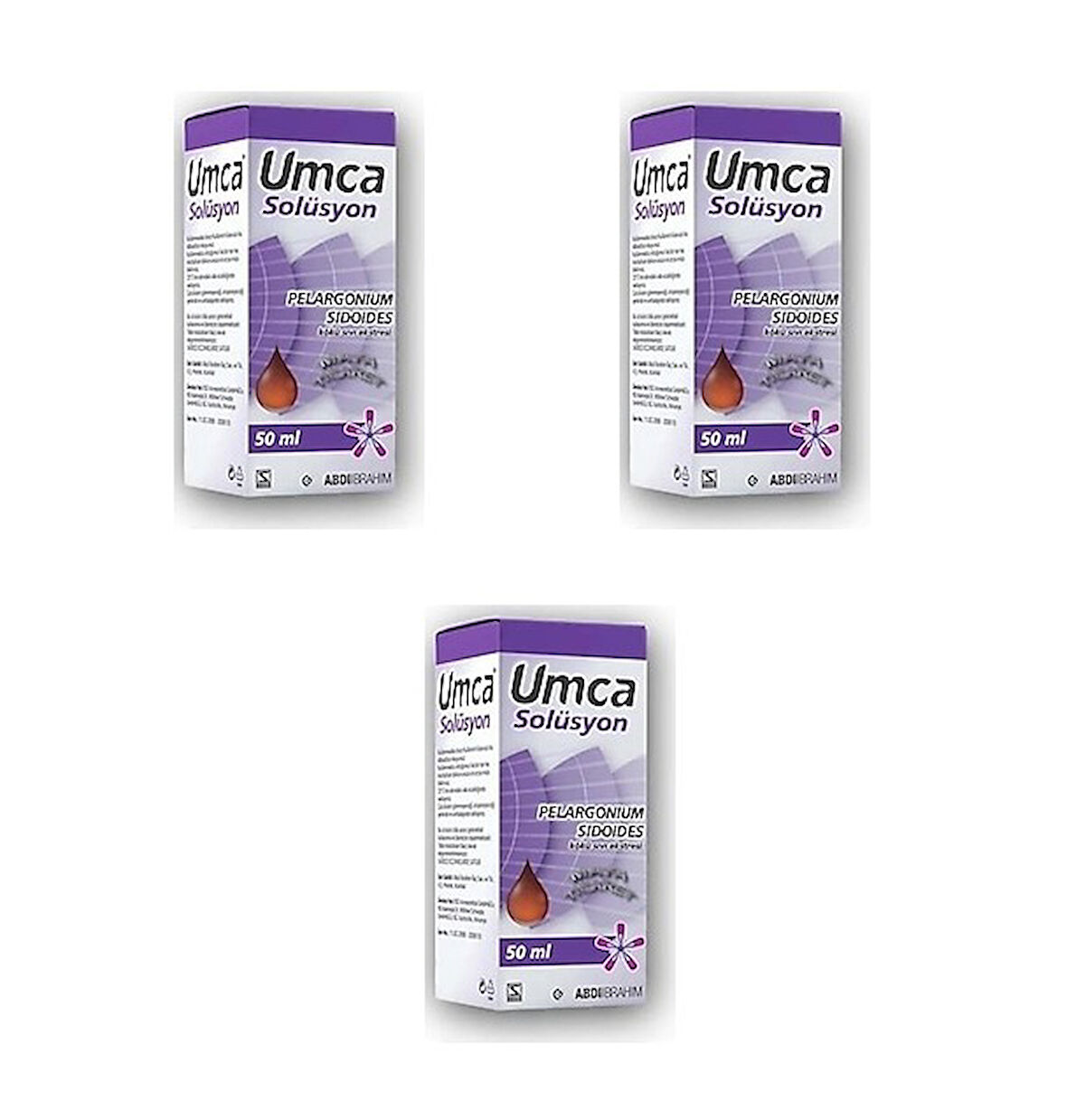 Umca Solüsyon Damla 50 ml' 3lü