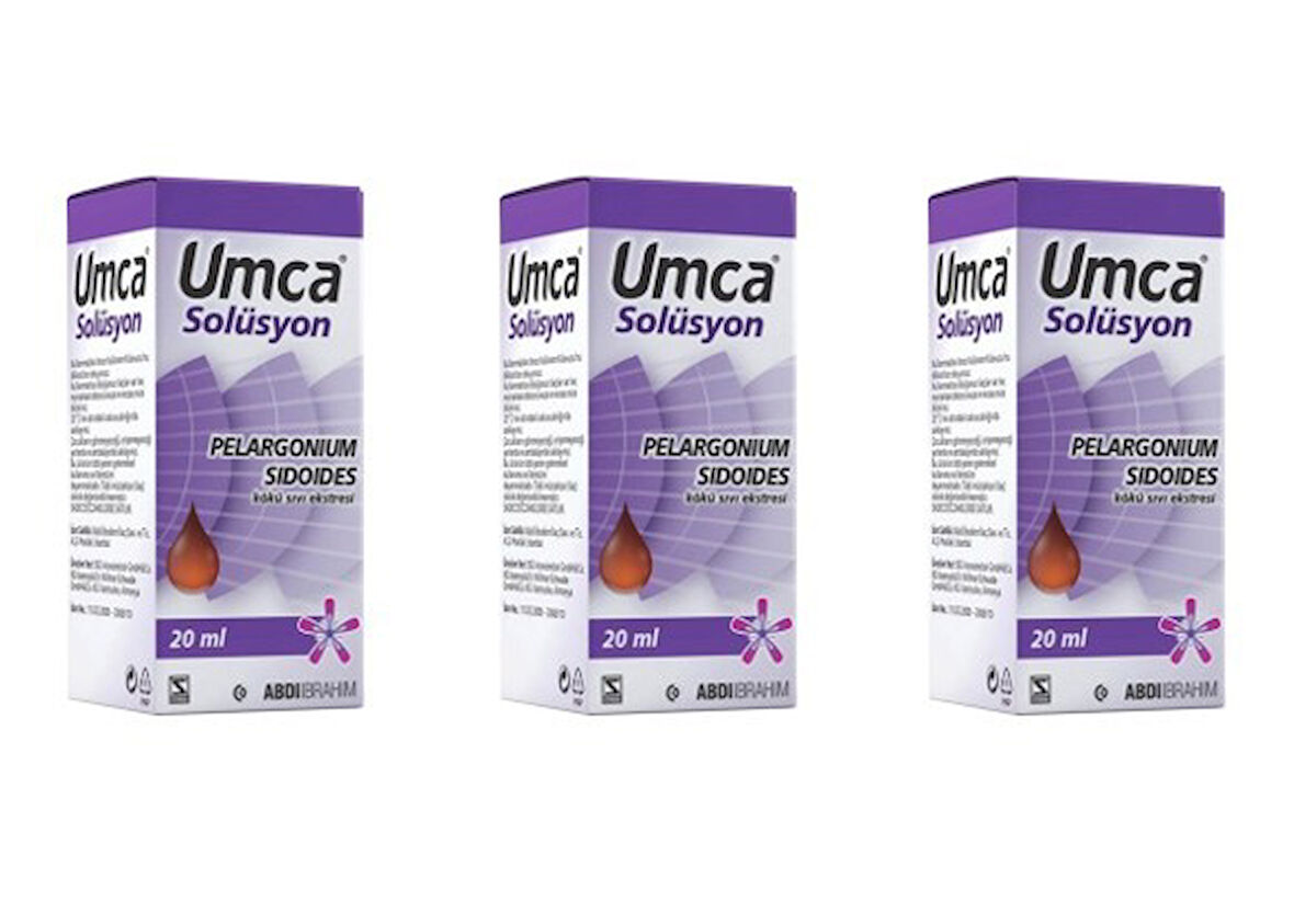 Umca Solüsyon Damla 20 ml 3'lü