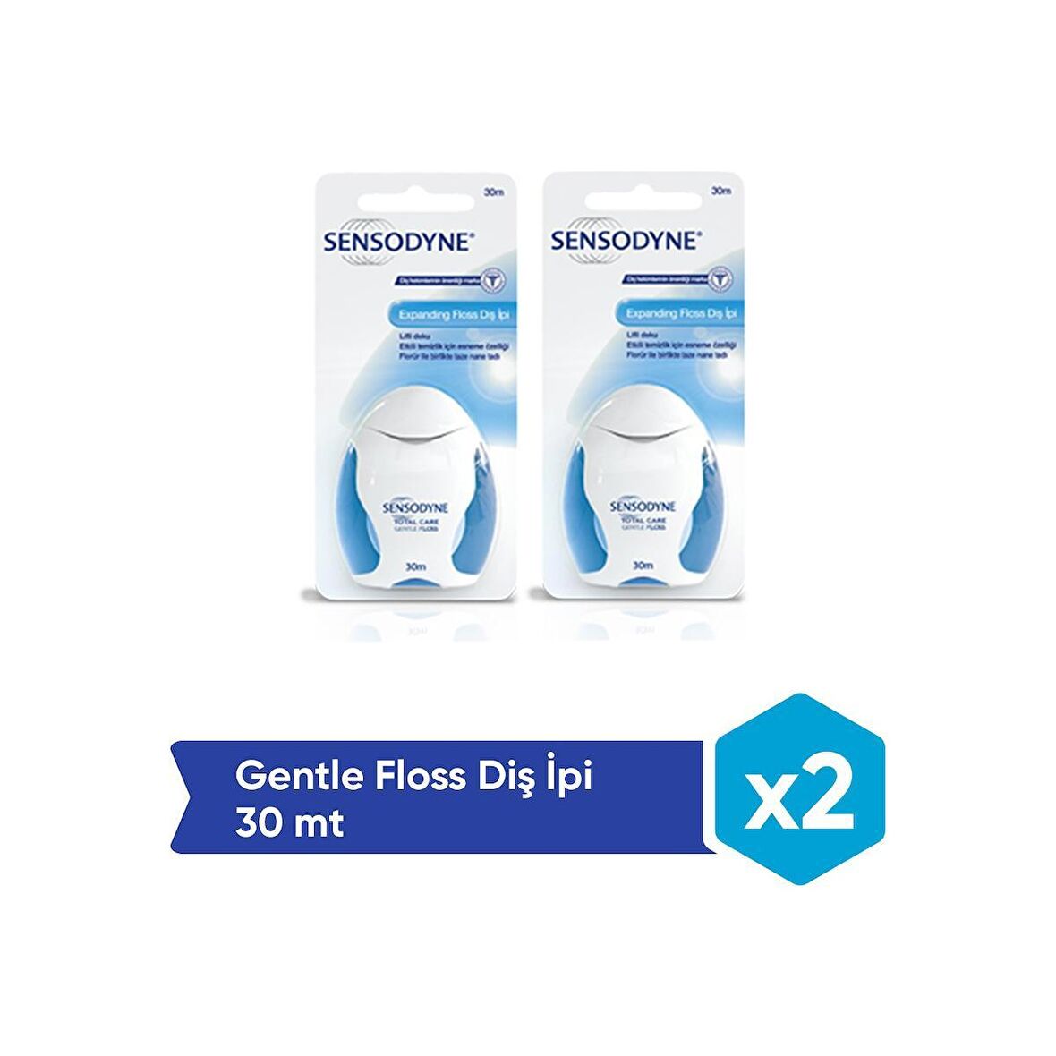 Gentle Floss Diş İpi 30 Mt X 2 Adet