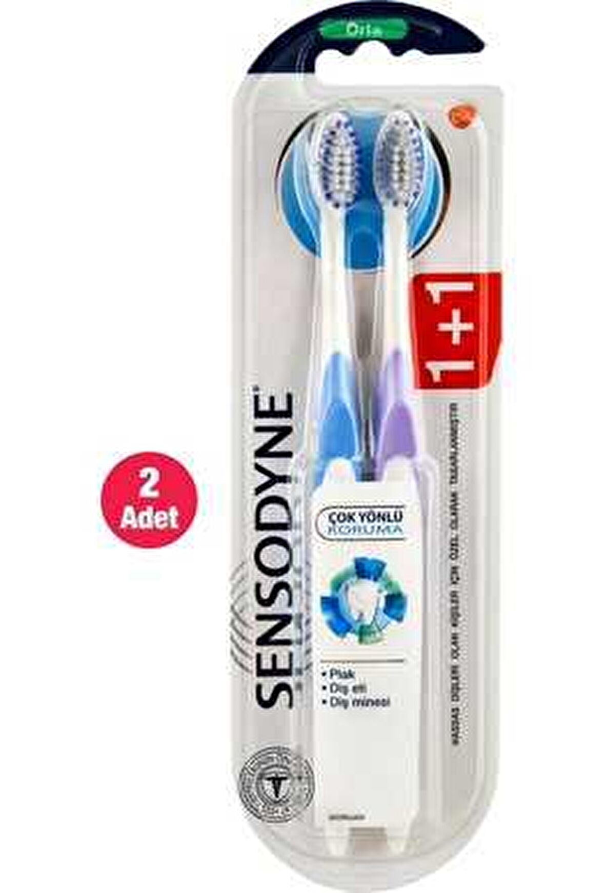 Sensodyne Çok Yönlü Koruma Diş Fırçası Orta 1+1