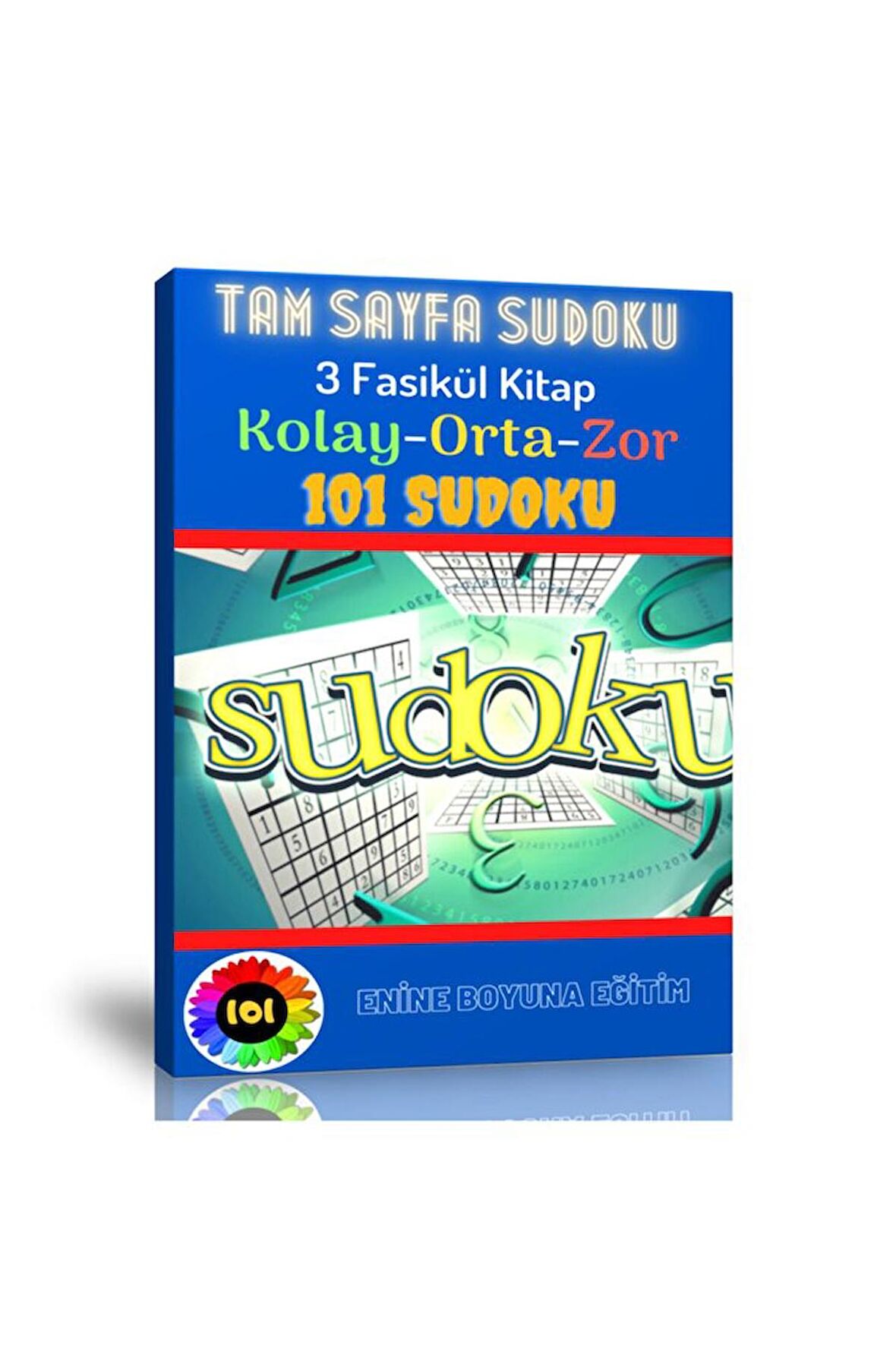 Tam Sayfa Sudoku Kitap Seti (3 Fasikül Kitap)