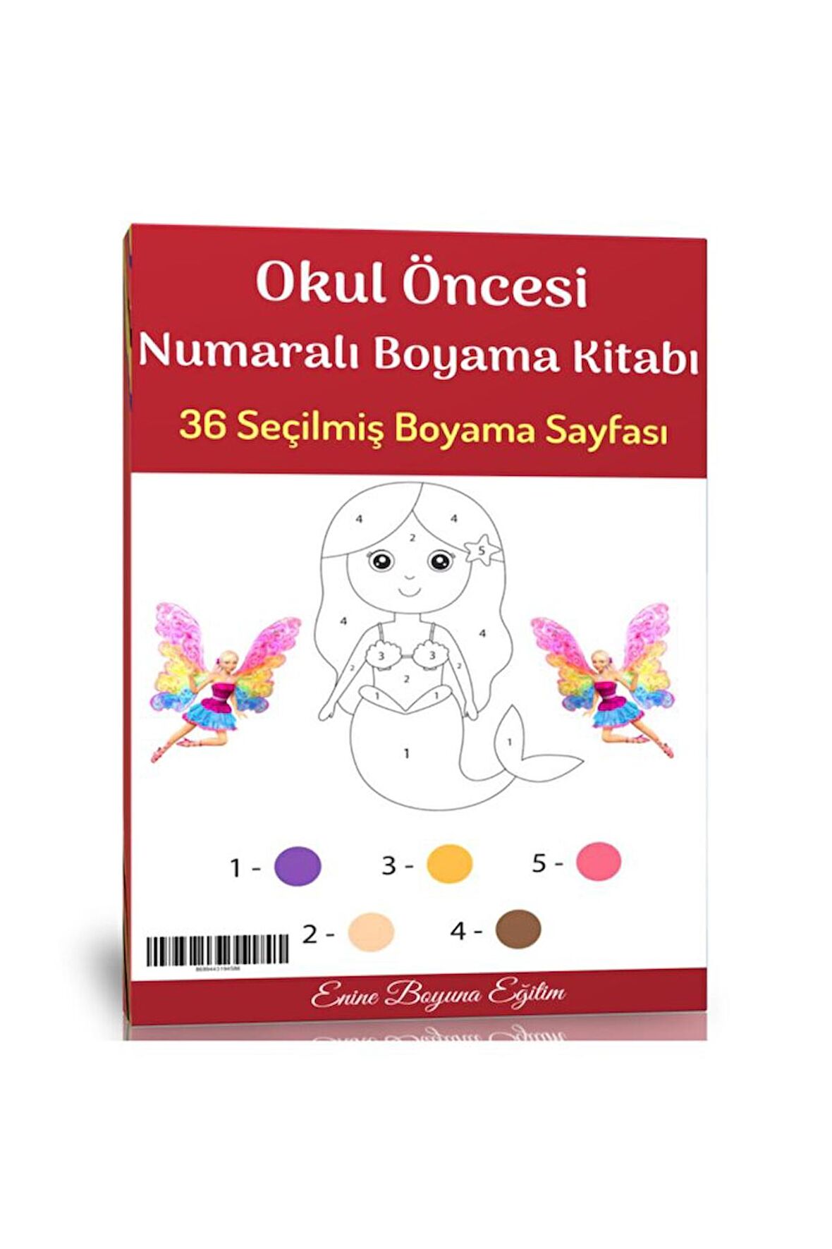 Okul Öncesi Numaralı Boyama Kitabı (36 Seçilmiş Boyama Sayfası)