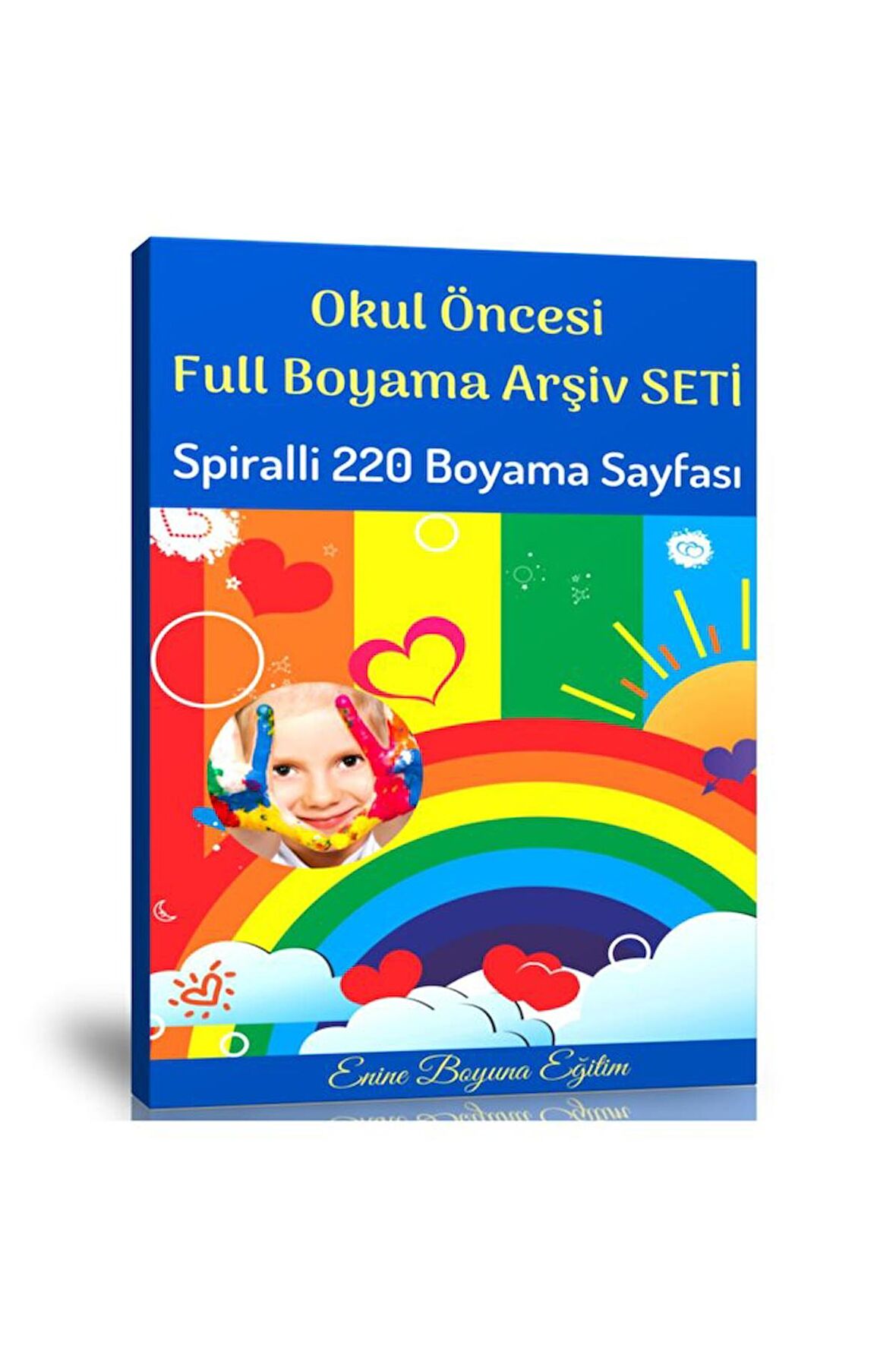 Okul Öncesi Full Boyama Arşiv Seti Spiralli