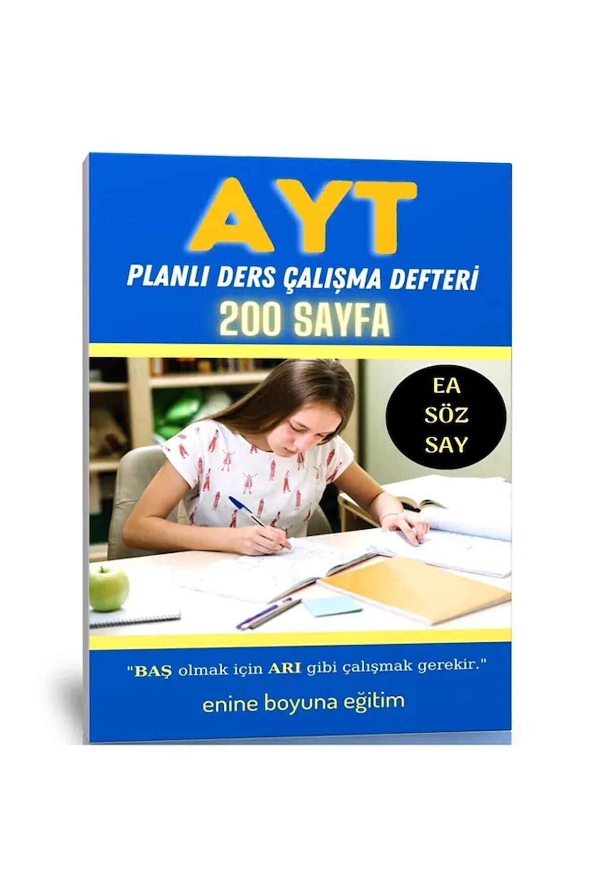 Ayt Planlı Ders Çalışma Defteri (200 Sayfa)