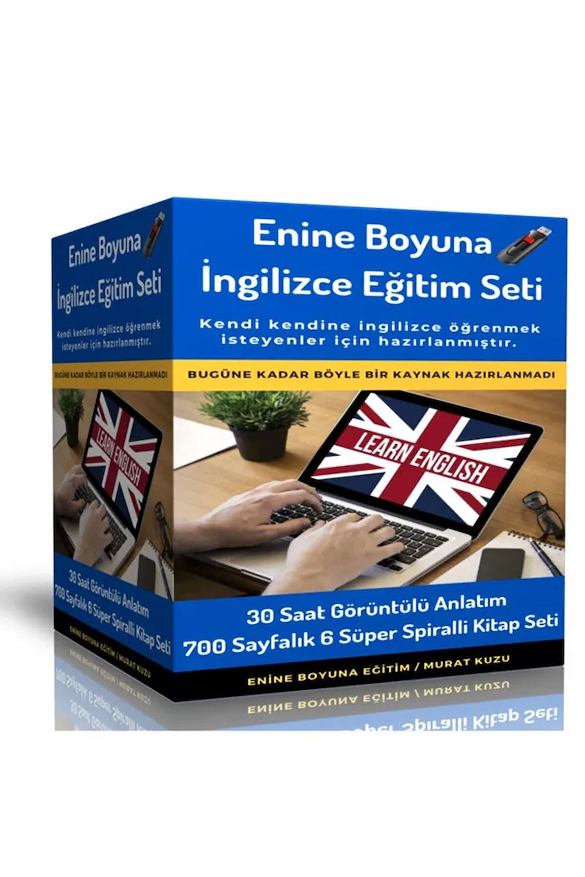 Enine Boyuna Ingilizce Eğitim Seti (renkli)