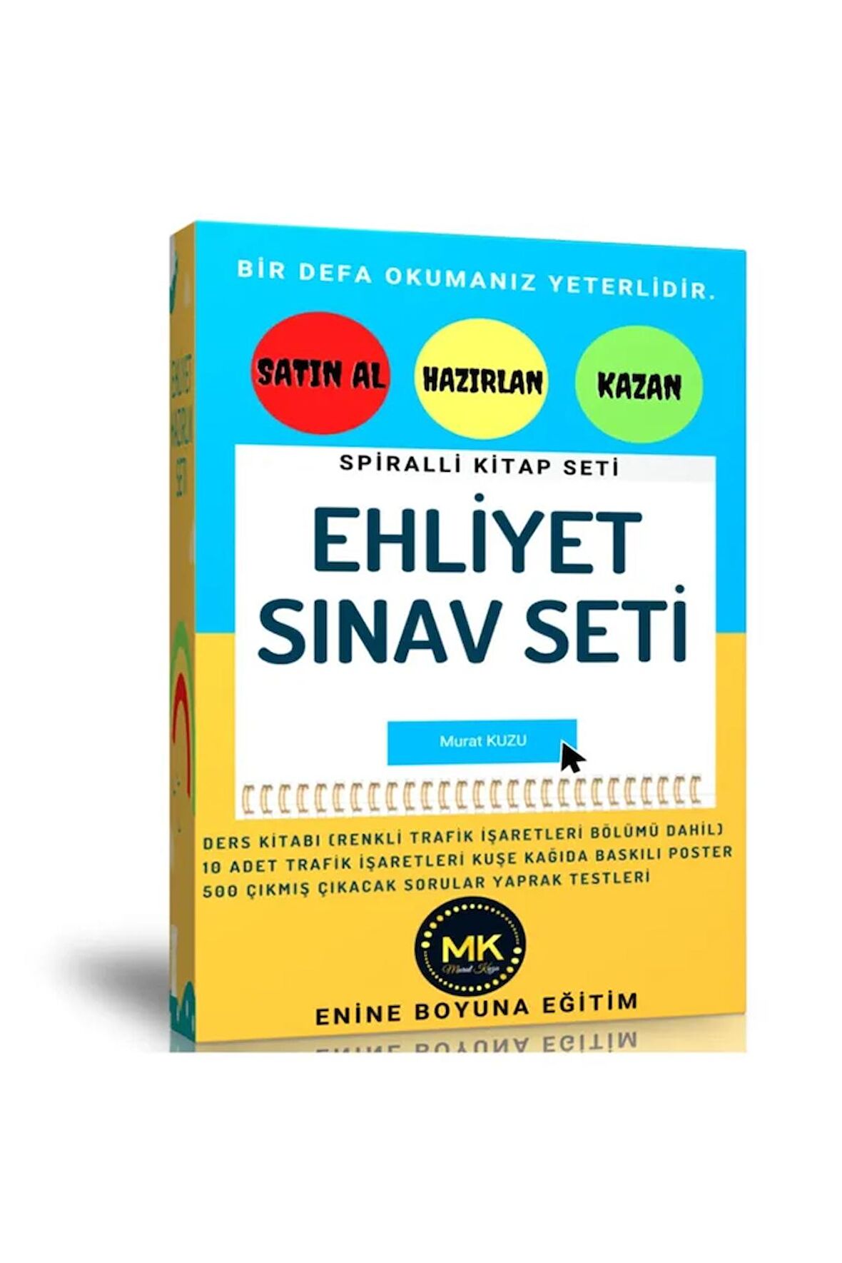 Ehliyet Sınav Seti (ehliyet Kitabı Ve Çıkacak Sorular)