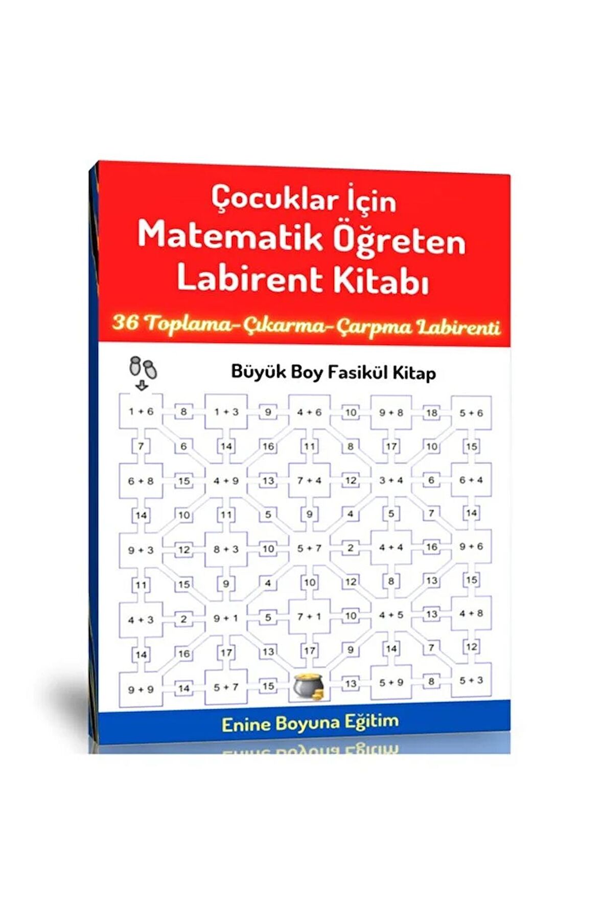 Çocuklar Için Matematik Öğreten Labirent Kitabı