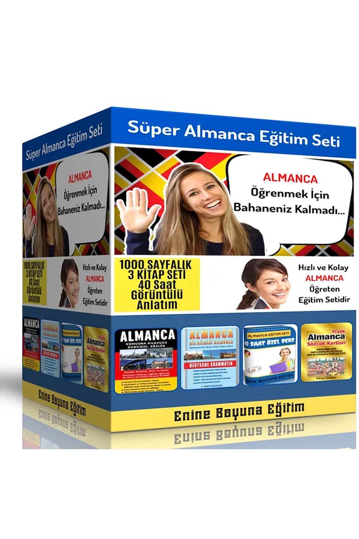 Süper Almanca Eğitim Seti (3 SÜPER KİTAP 40 SAAT ANLATIM)