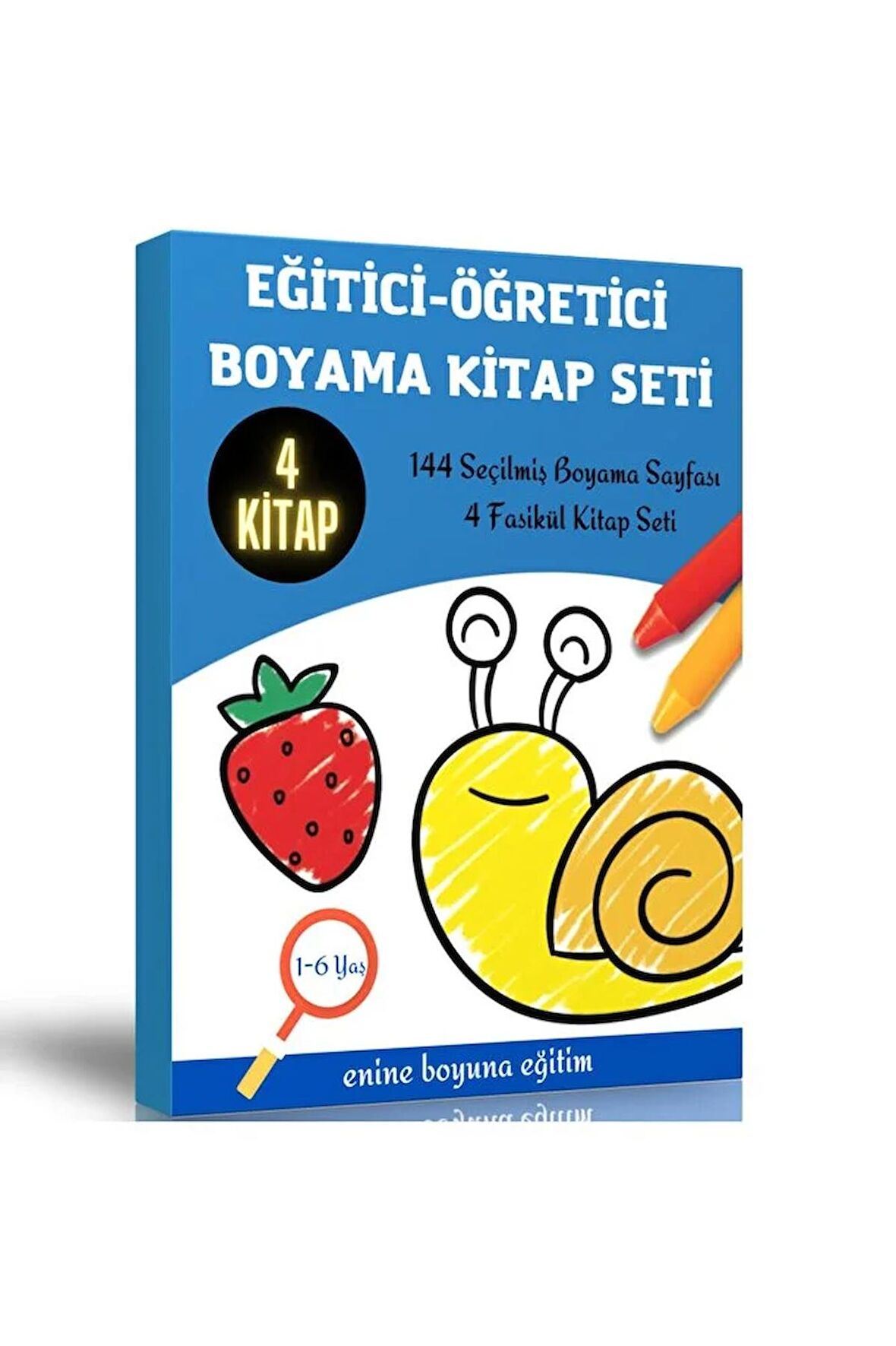 Eğitici-öğretici Boyama Kitap Seti (144 Boyama Sayfası)
