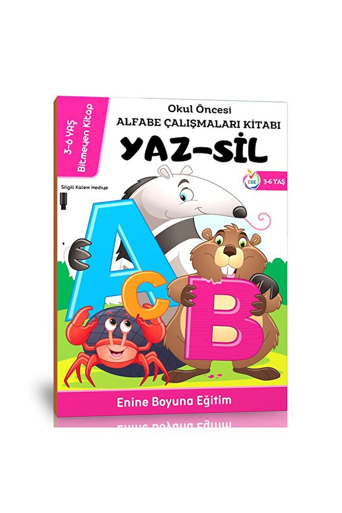 Okul Öncesi Ingilizce Alfabe Yaz-sil Kitabı