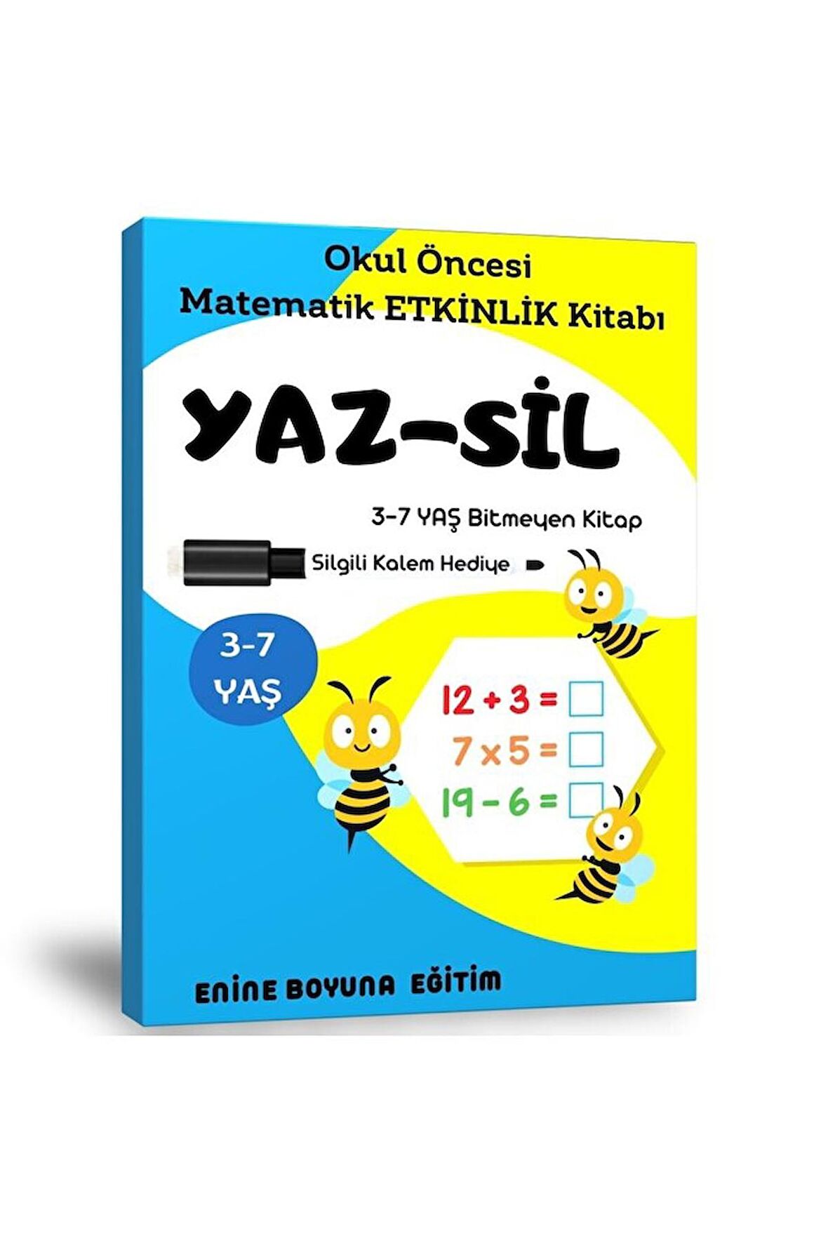 Okul Öncesi Matematik Etkinlik Yaz-sil Kitabı