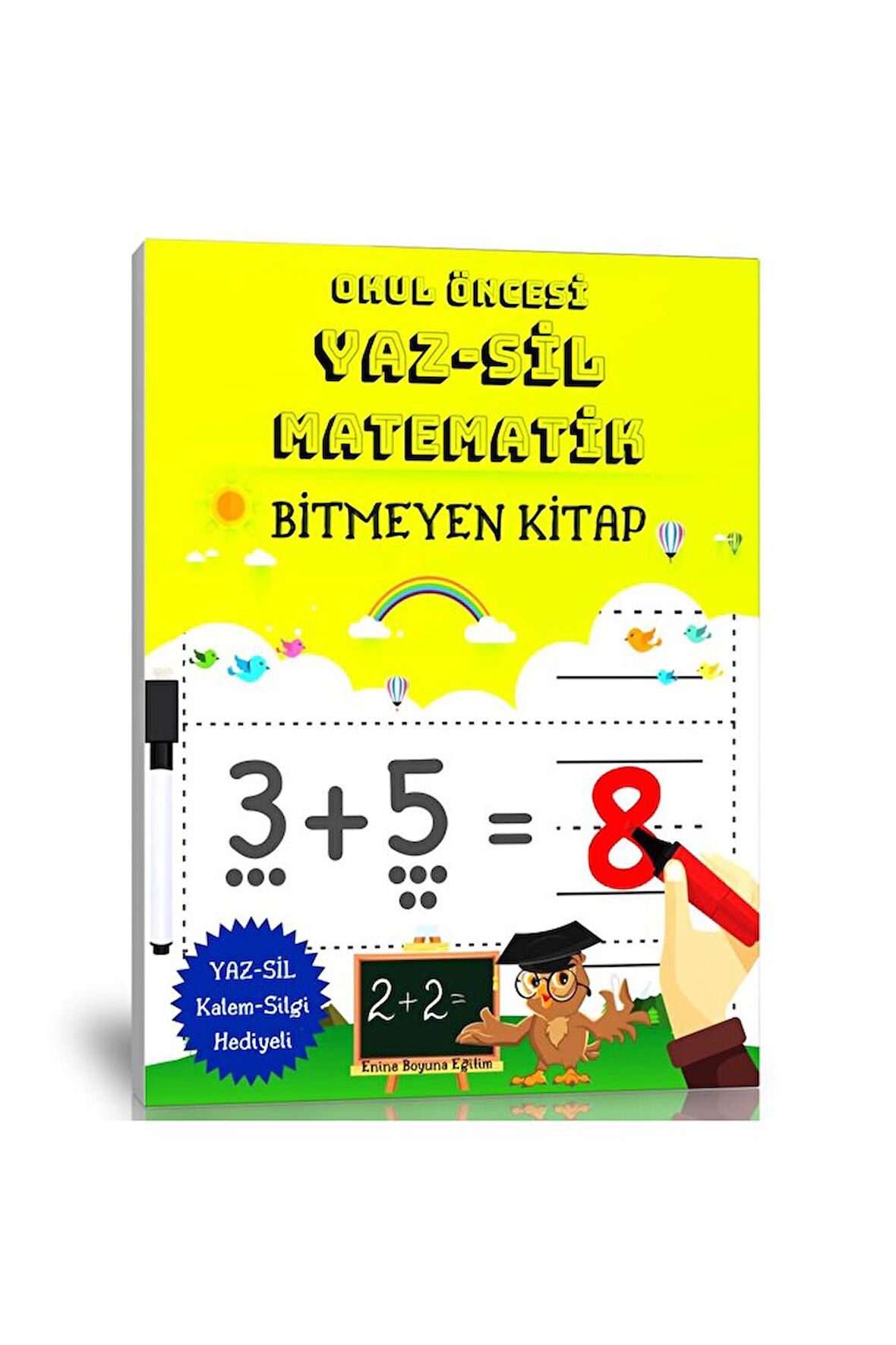 Yaz Sil Okul Öncesi Haydi Matematik Öğrenelim Kitabı