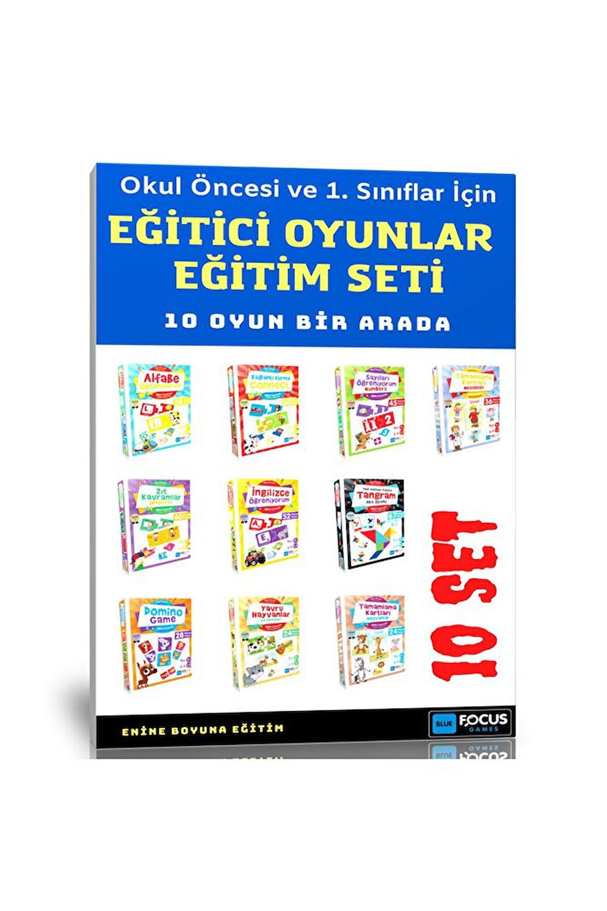 Eğitici Oyunlar Eğitim Seti (10 Set Bir Arada)