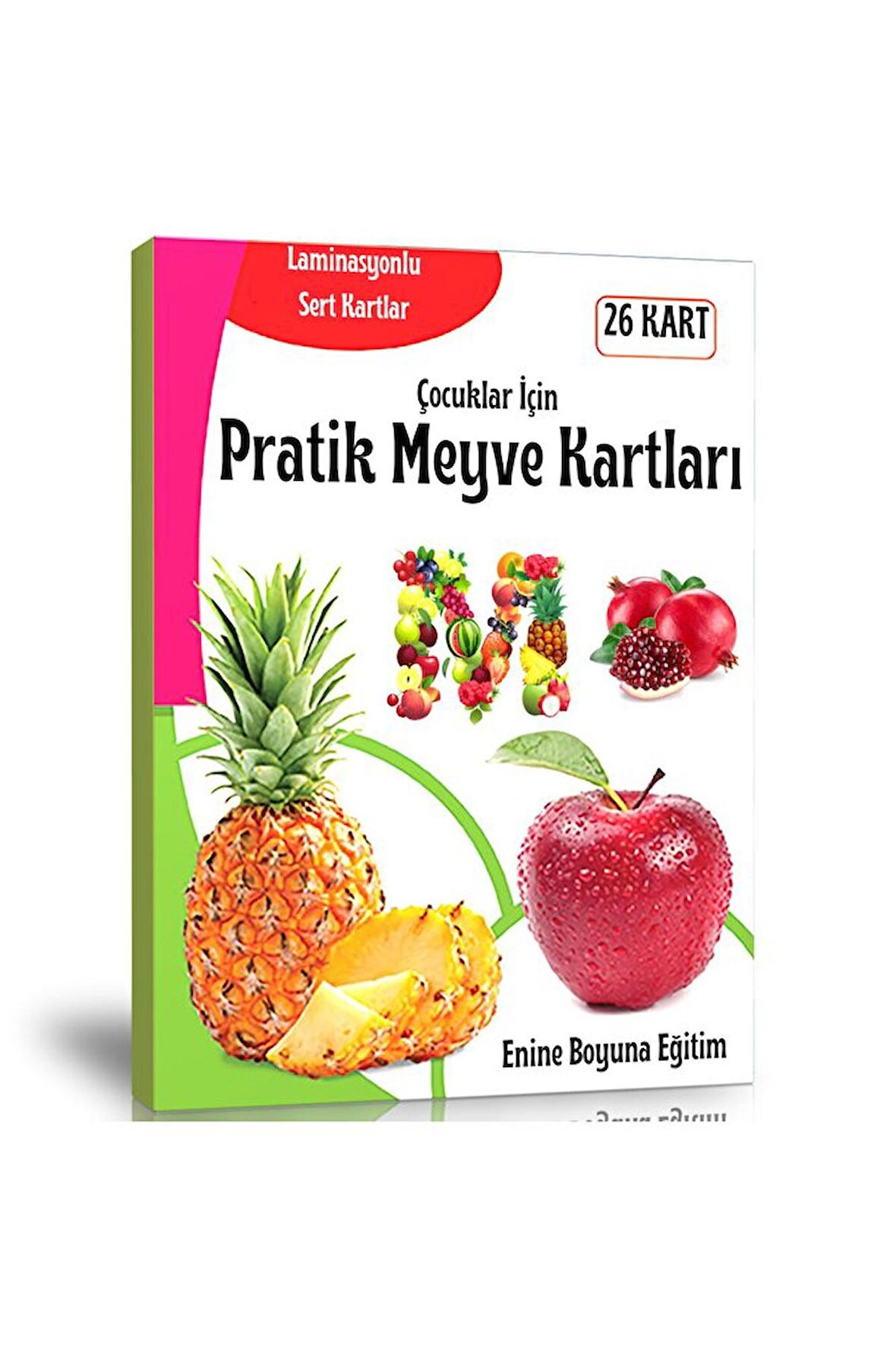 Pratik Meyve Kartları (laminasyonlu Sert Kartlar)