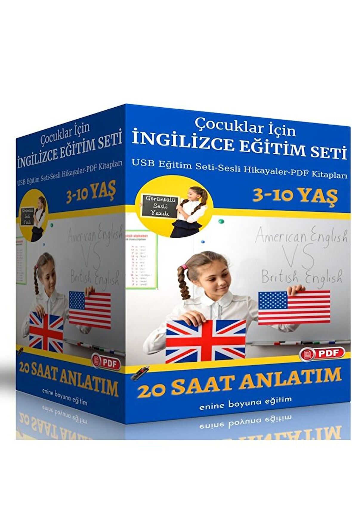 Çocuklar Için Ingilizce Eğitim Seti (20 Saat Anlatım)