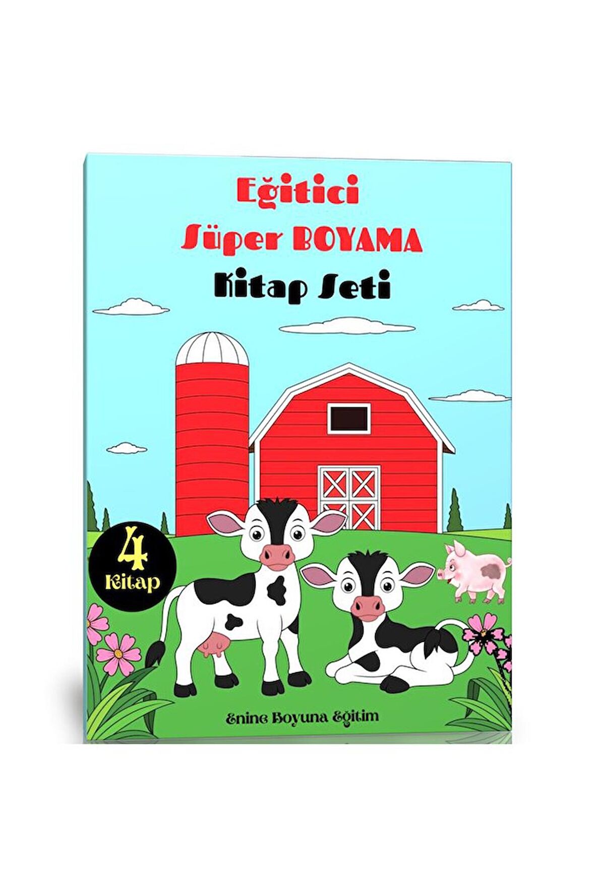Eğitici Süper Boyama Kitap Seti (4 Kitap)