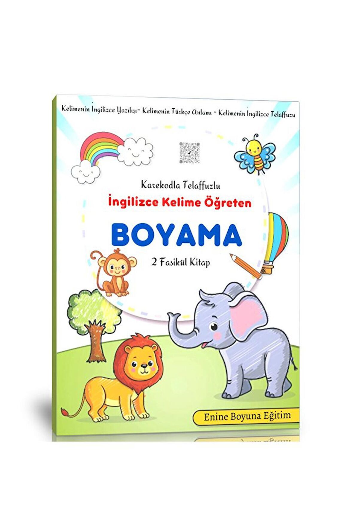 Ingilizce Kelime Öğreten Boyama Kitap Seti (2 Fasikül Kitap)