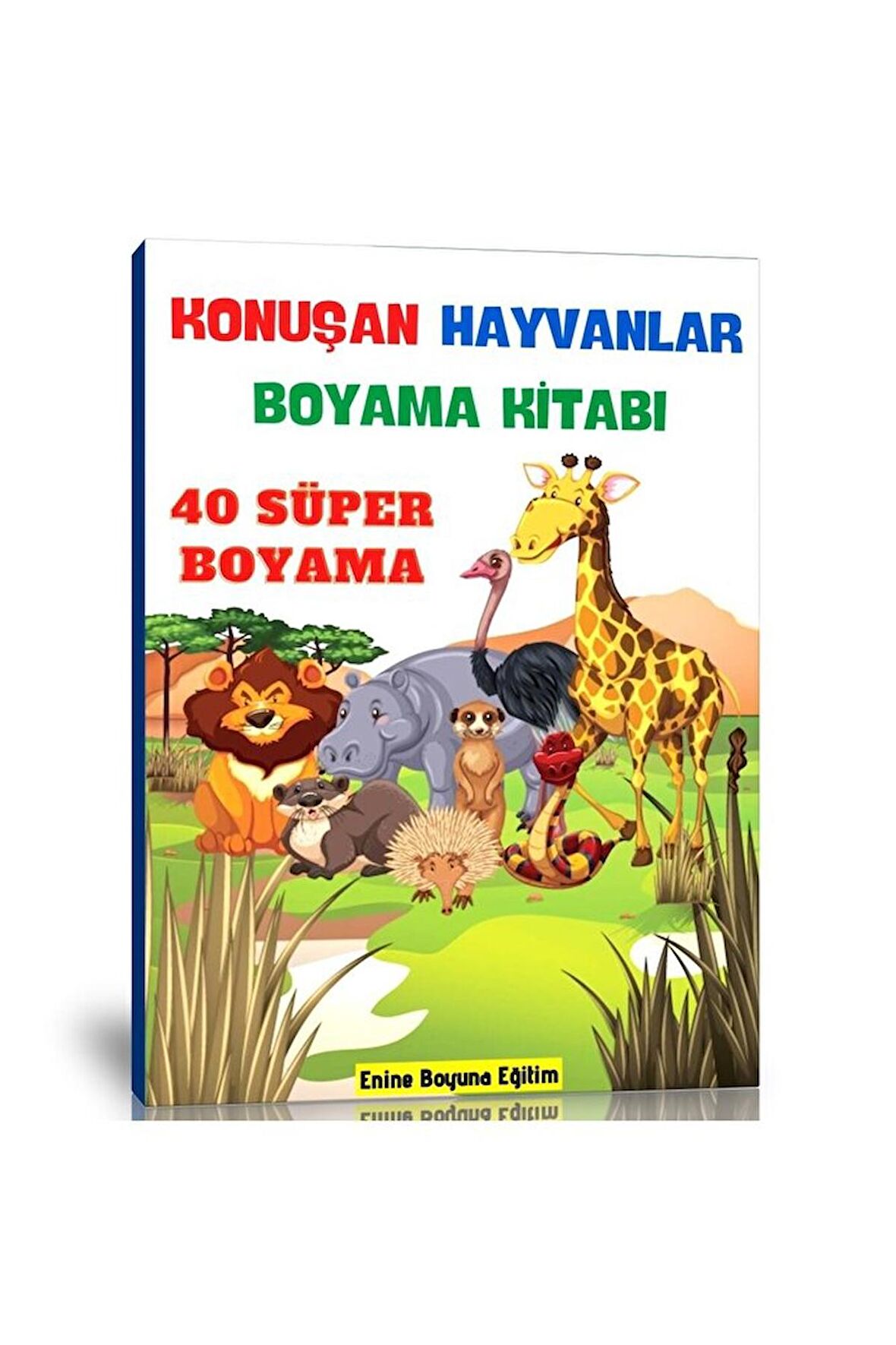 Konuşan Hayvanlar Boyama Kitabı