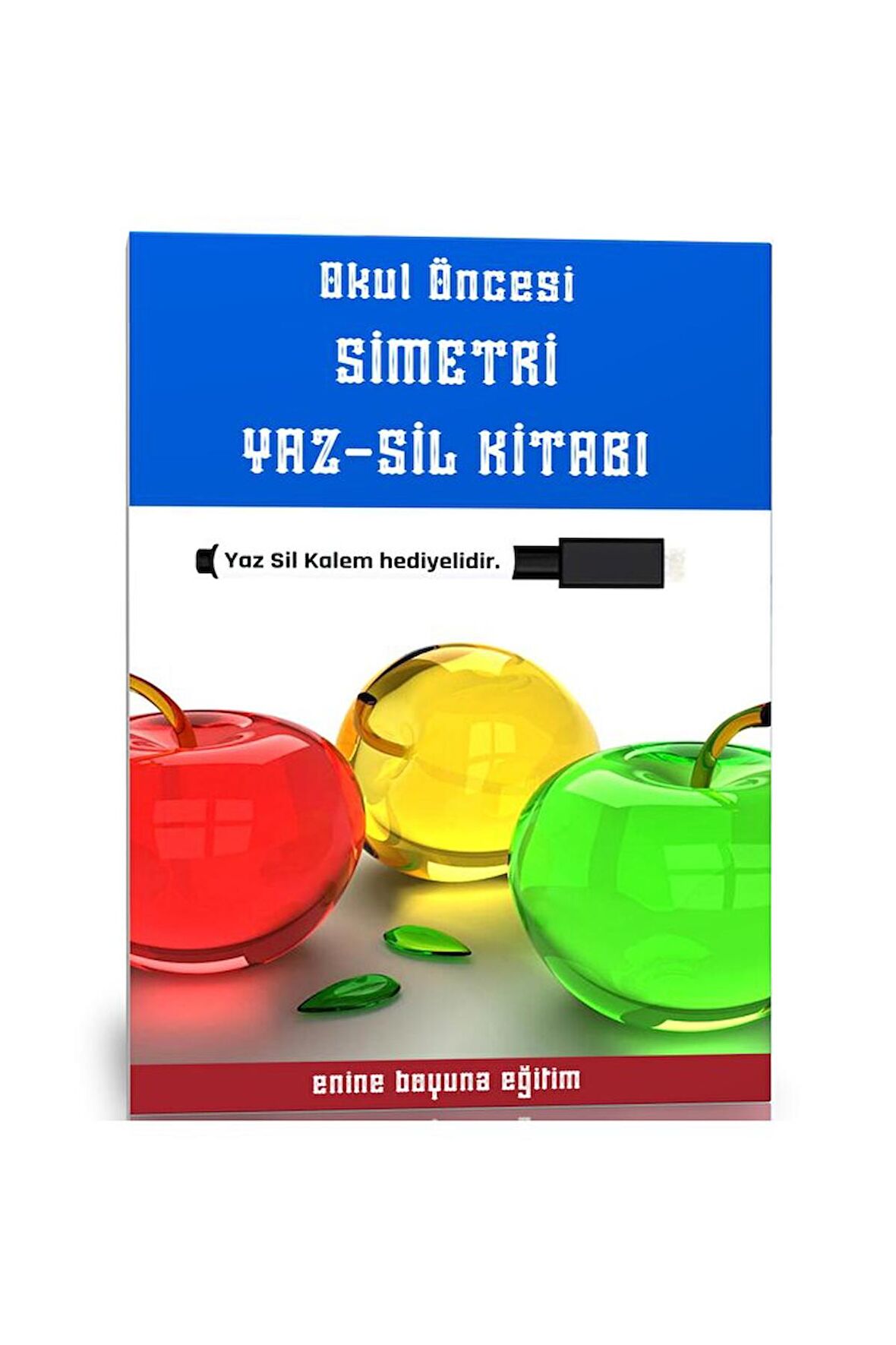 Okul Öncesi Simetri Yaz-sil Kitabı