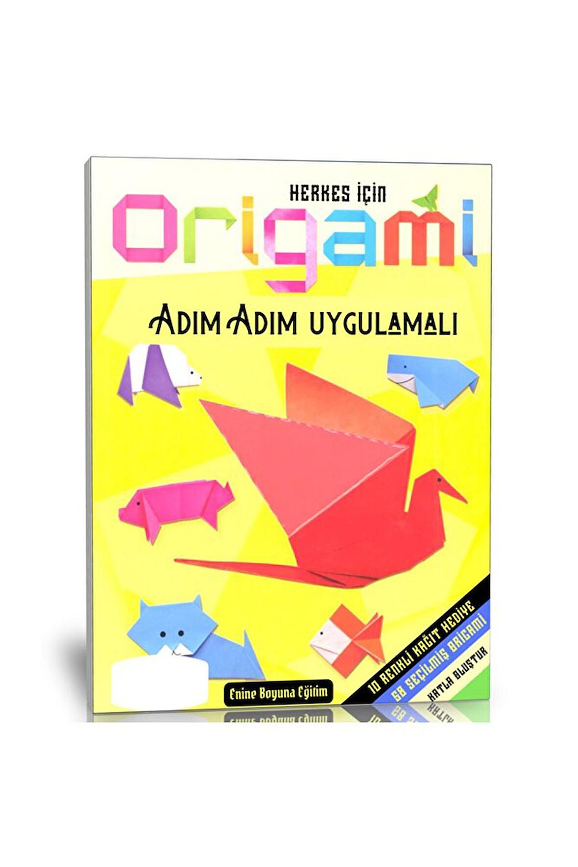 Adım Adım Uygulamalı Origami Kitabı (büyük Boy)