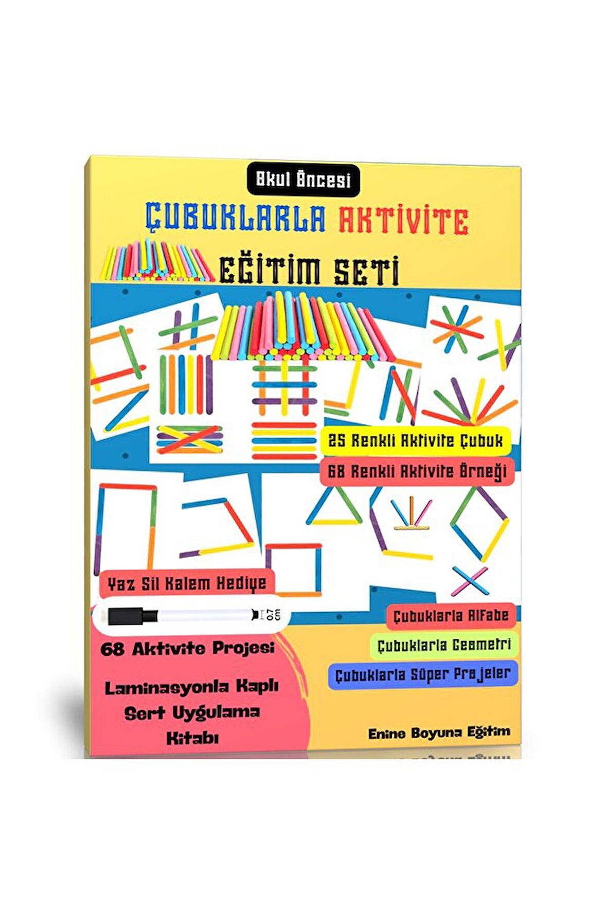 Okul Öncesi Çubuklarla Aktivite Eğitim Seti