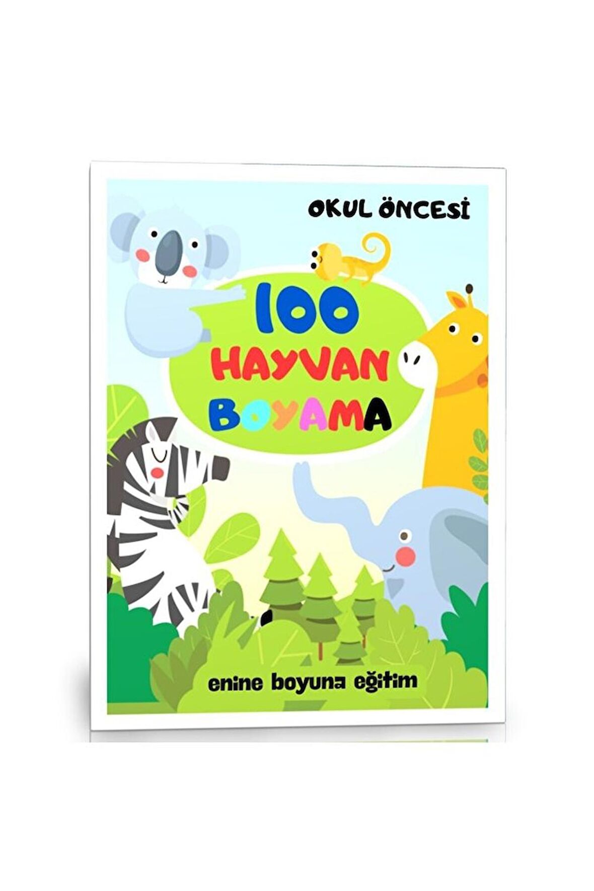 Okul Öncesi 100 Hayvan Boyama Kitabı