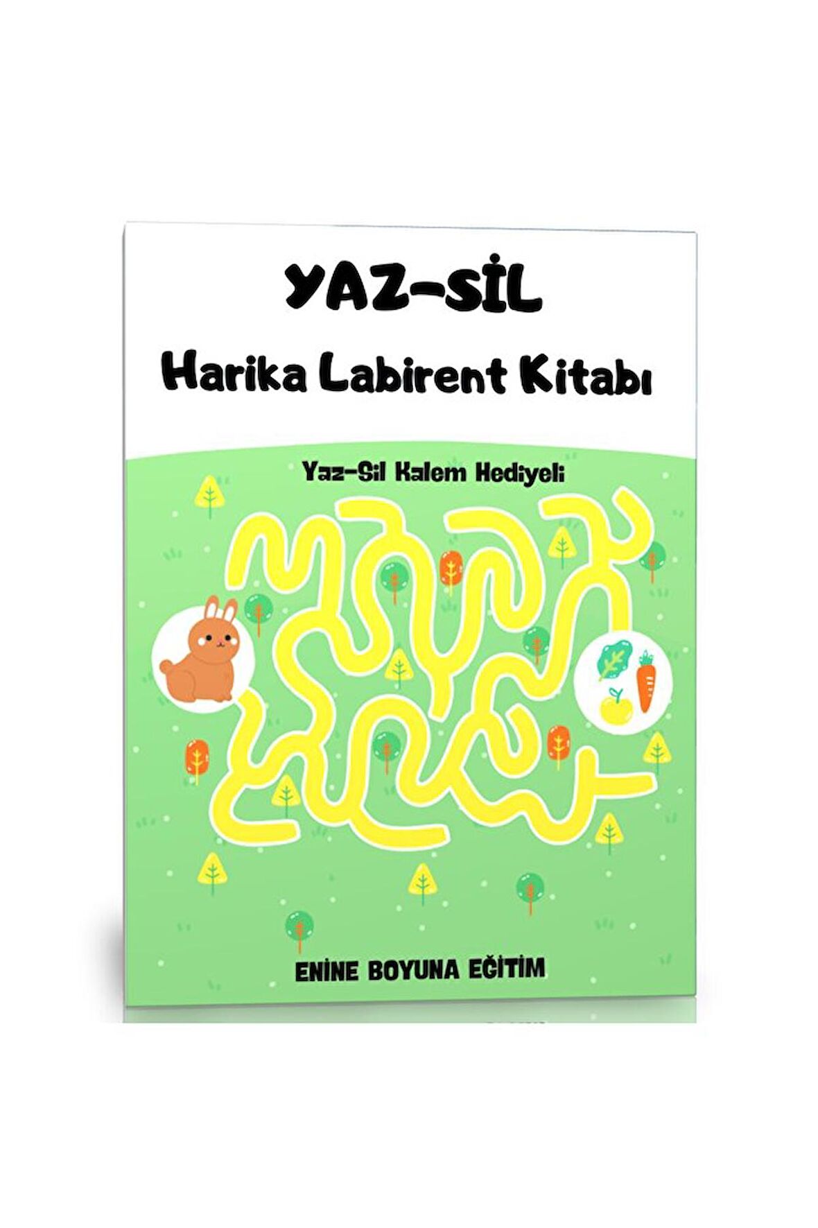 Okul Öncesi Yaz-sil Harika Labirent Kitabı