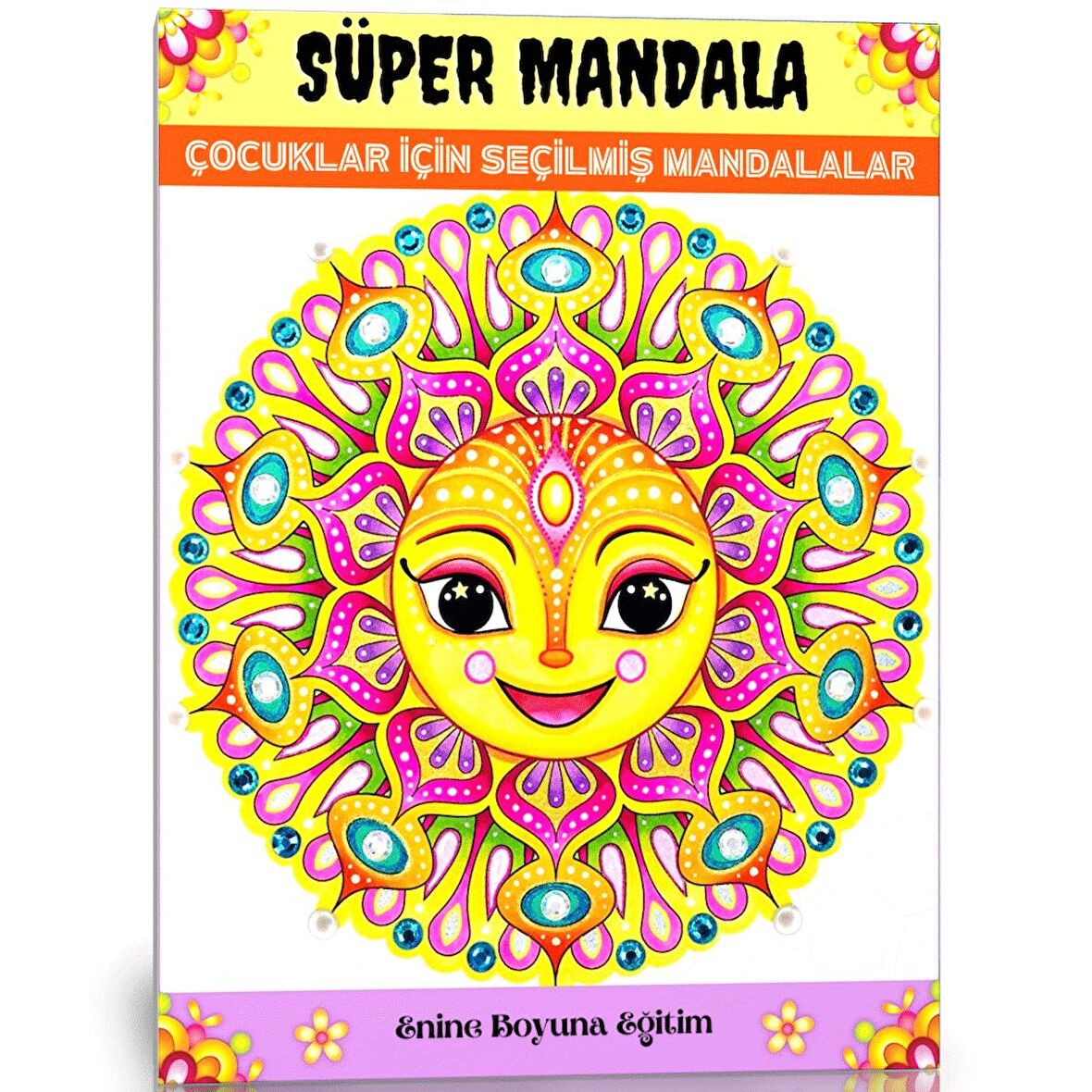 Çocuklar İçin Süper MANDALA Boyama Kitabı