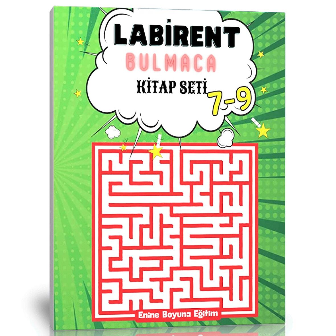 7-9 YAŞ Labirent Bulmaca Kitap Seti (3 Kitap)
