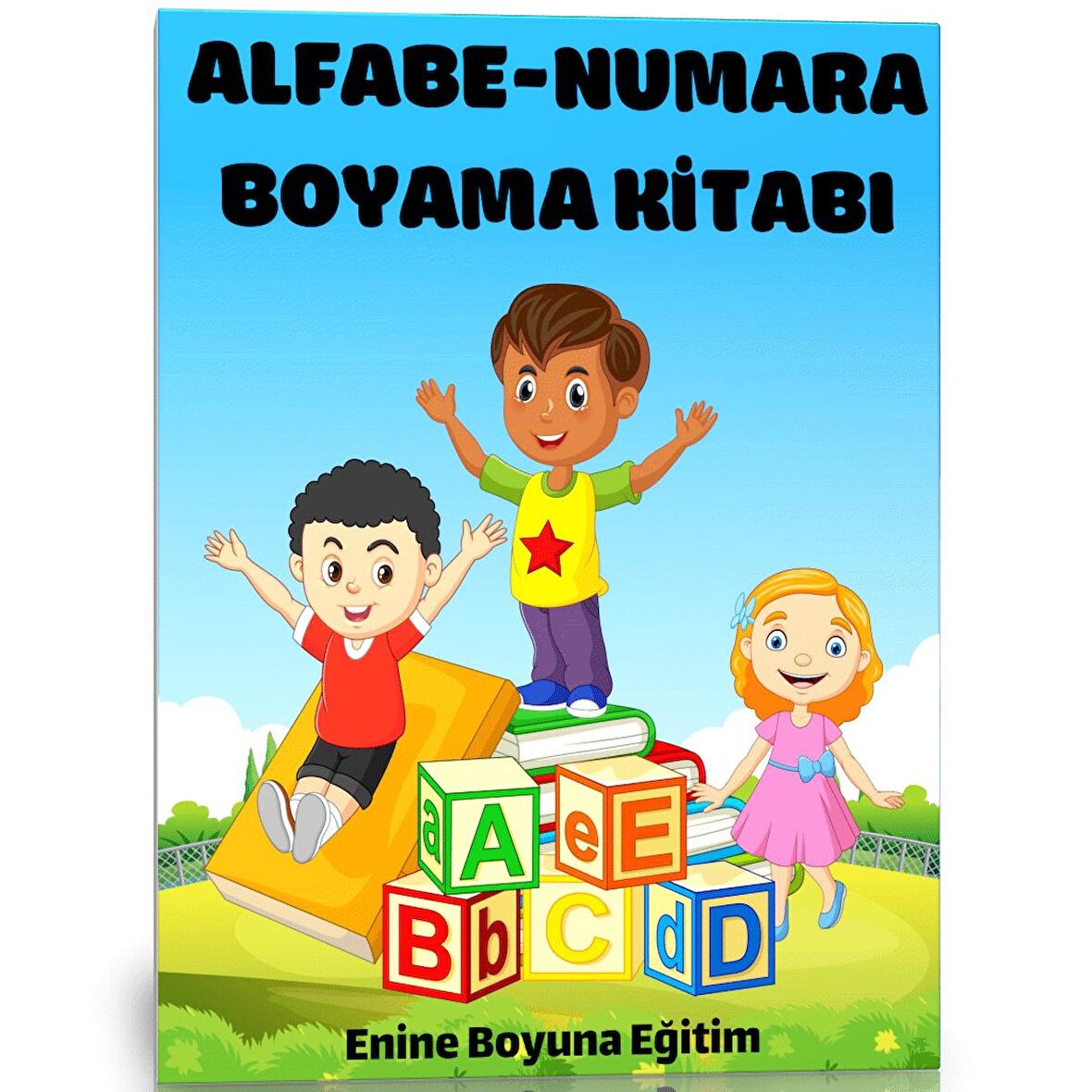 Okul Öncesi Alfabe-Numara Boyama Kitabı