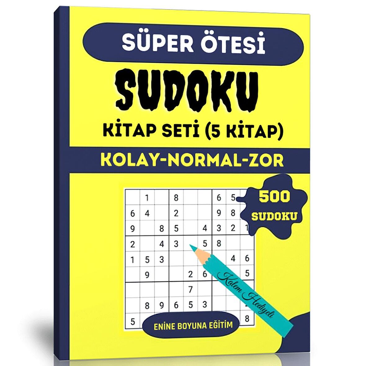 Süper Ötesi Sudoku Kitap Seti (5 Fasikül Kitap Kalem Hediyeli)