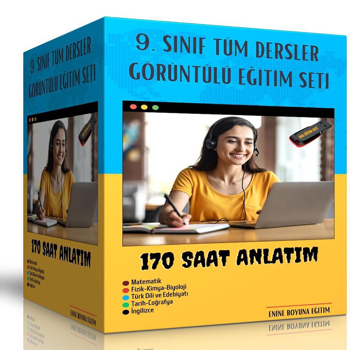 Lise 9.Sınıf Tüm Dersler Görüntülü Eğitim Seti