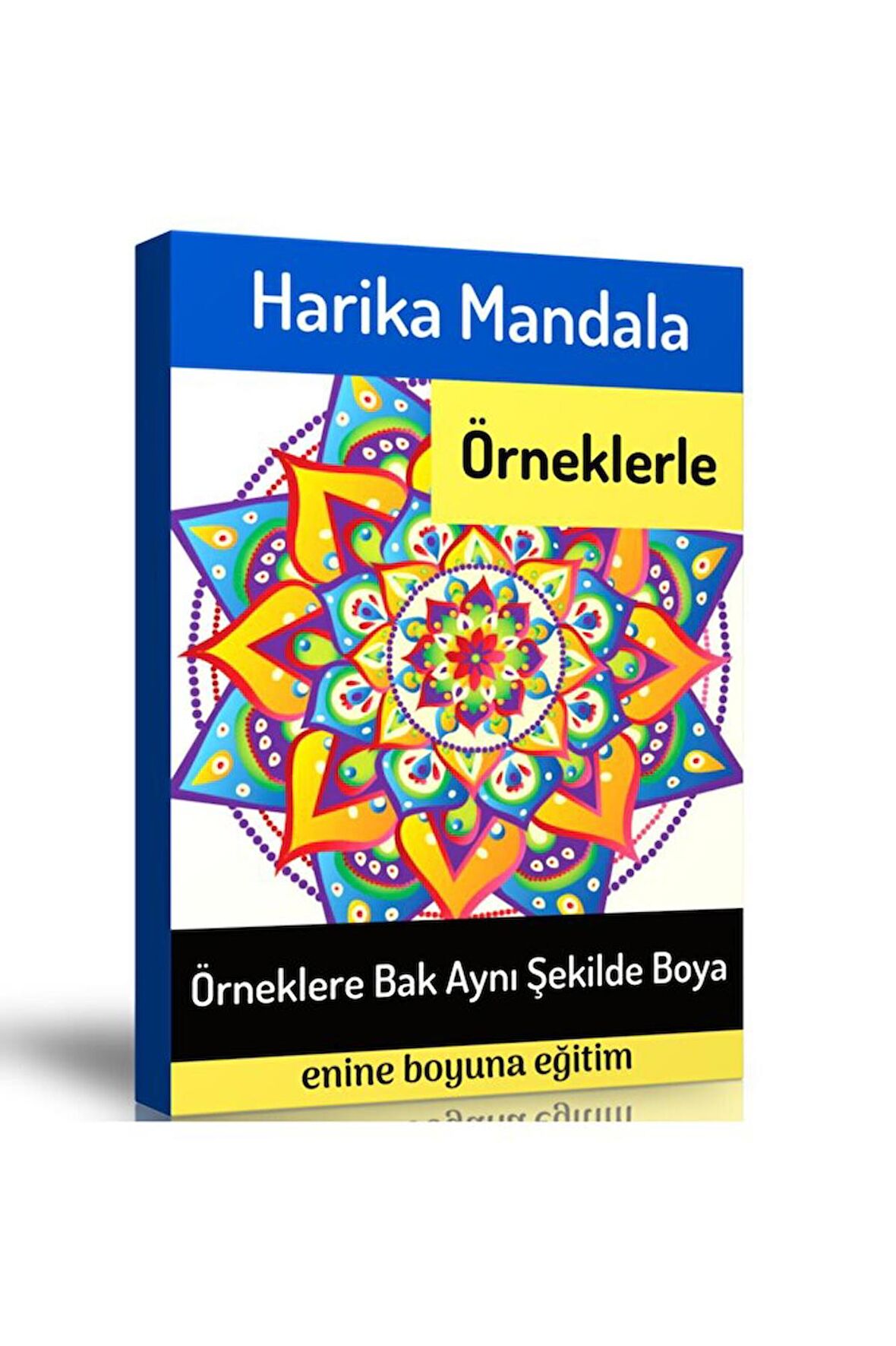 Harika Mandala Örneklerle Spiralli Kitap