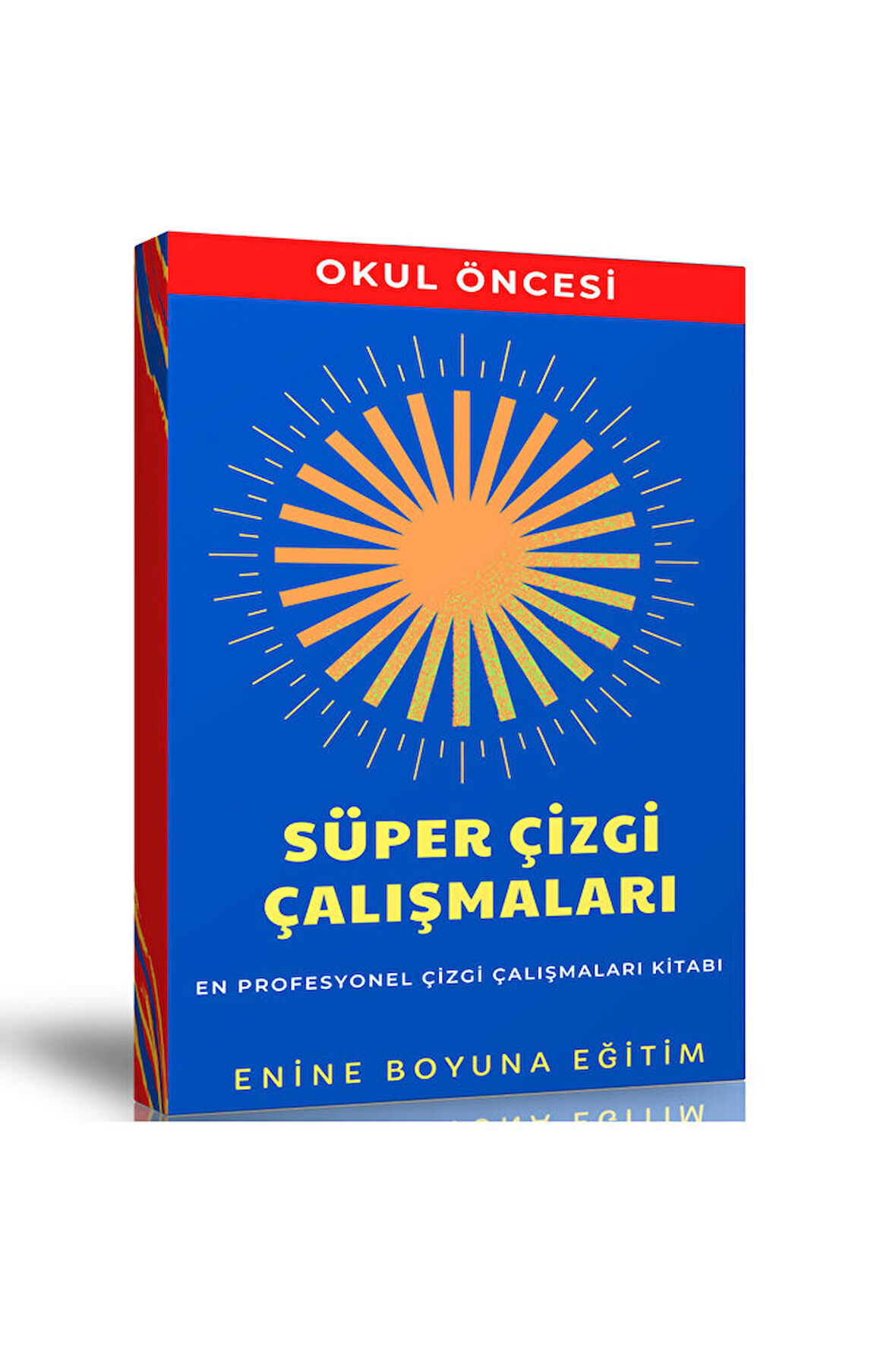 Okul Öncesi Süper Çizgi Çalışmaları Kitabı (spiralli)