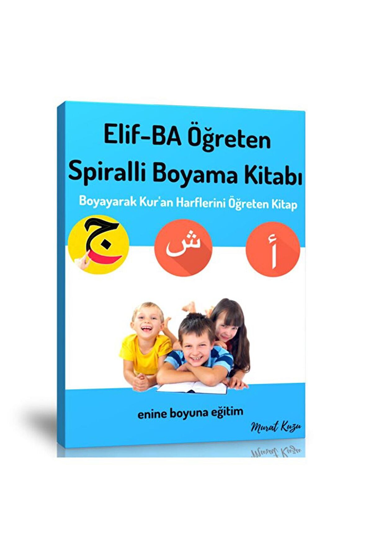 Elif-ba Öğreten Spiralli Boyama Kitabı