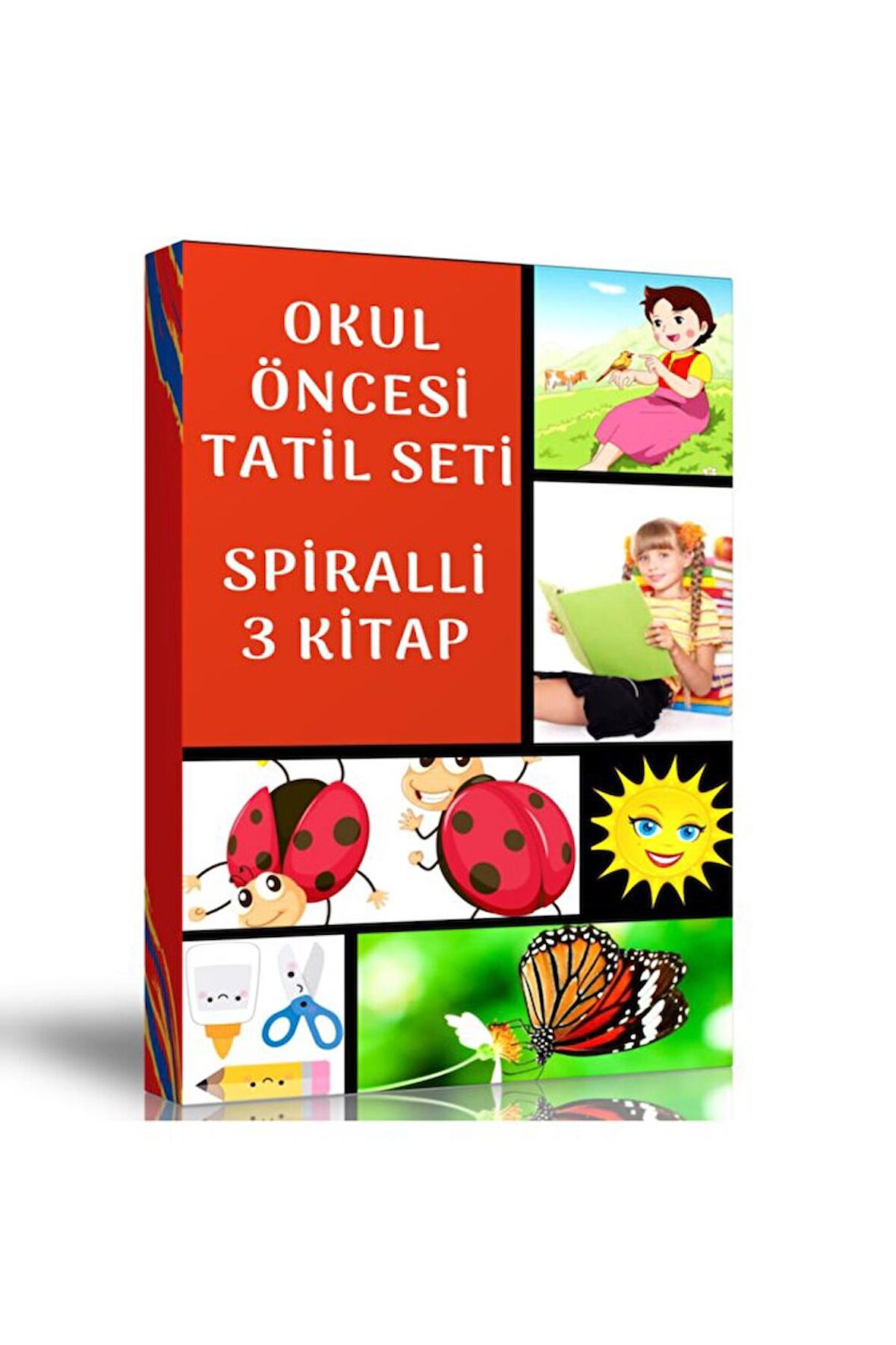Okul Öncesi Tatil Seti (3 Spiralli Kitap)