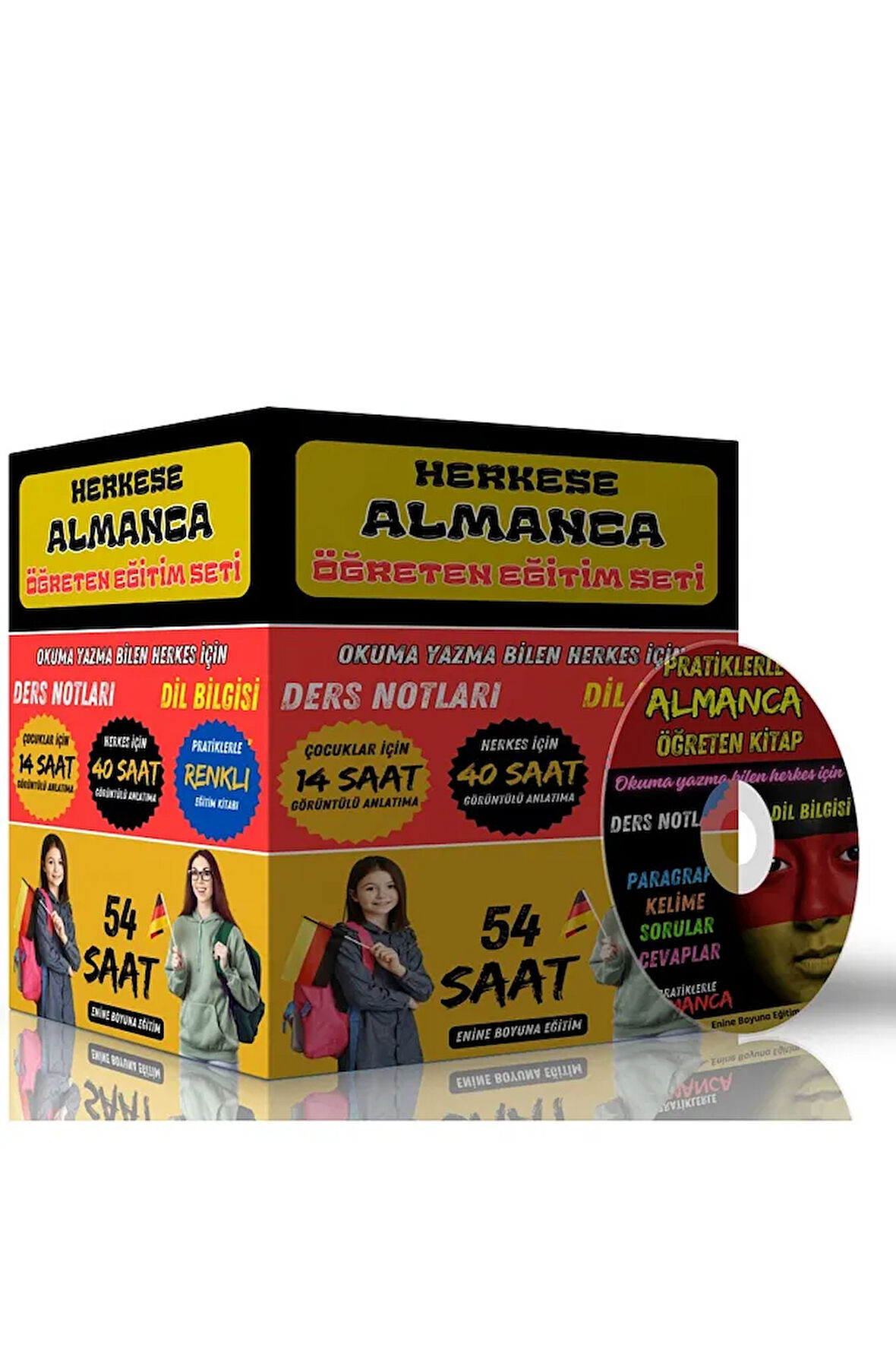 Herkese Almanca Öğreten Eğitim Seti (54 Saat Görüntülü Anlatım)