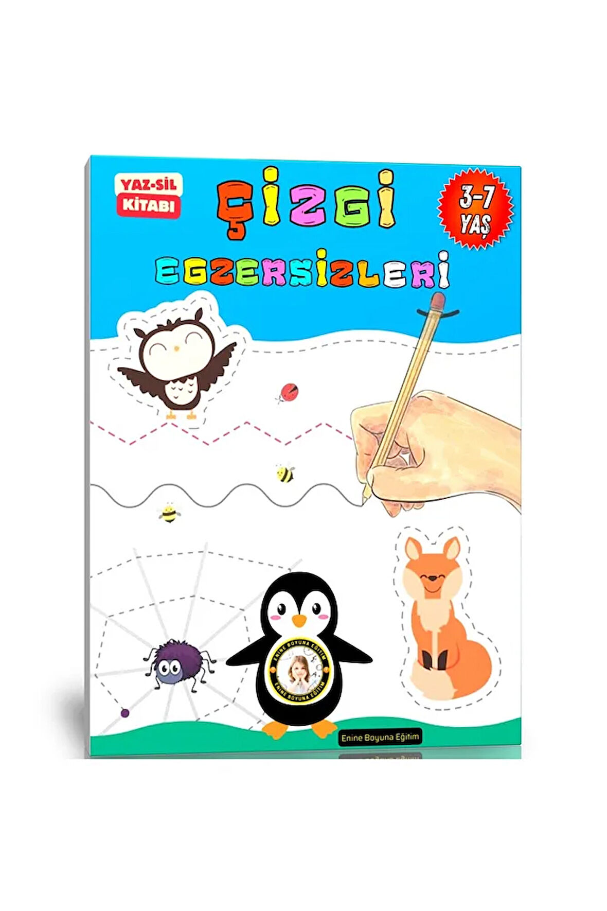 3-7 Yaş Çizgi Egzersizleri YAZ-SİL Kitabı
