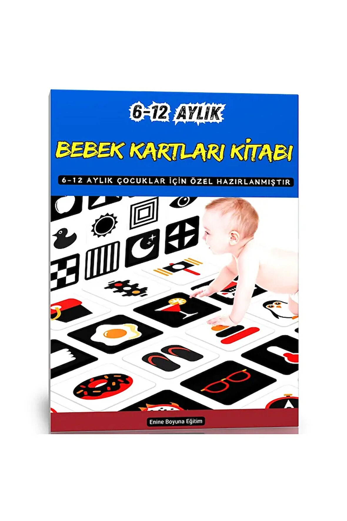 6-12 AYLIK Bebek Kartları Kitabı (Laminasyonlu)