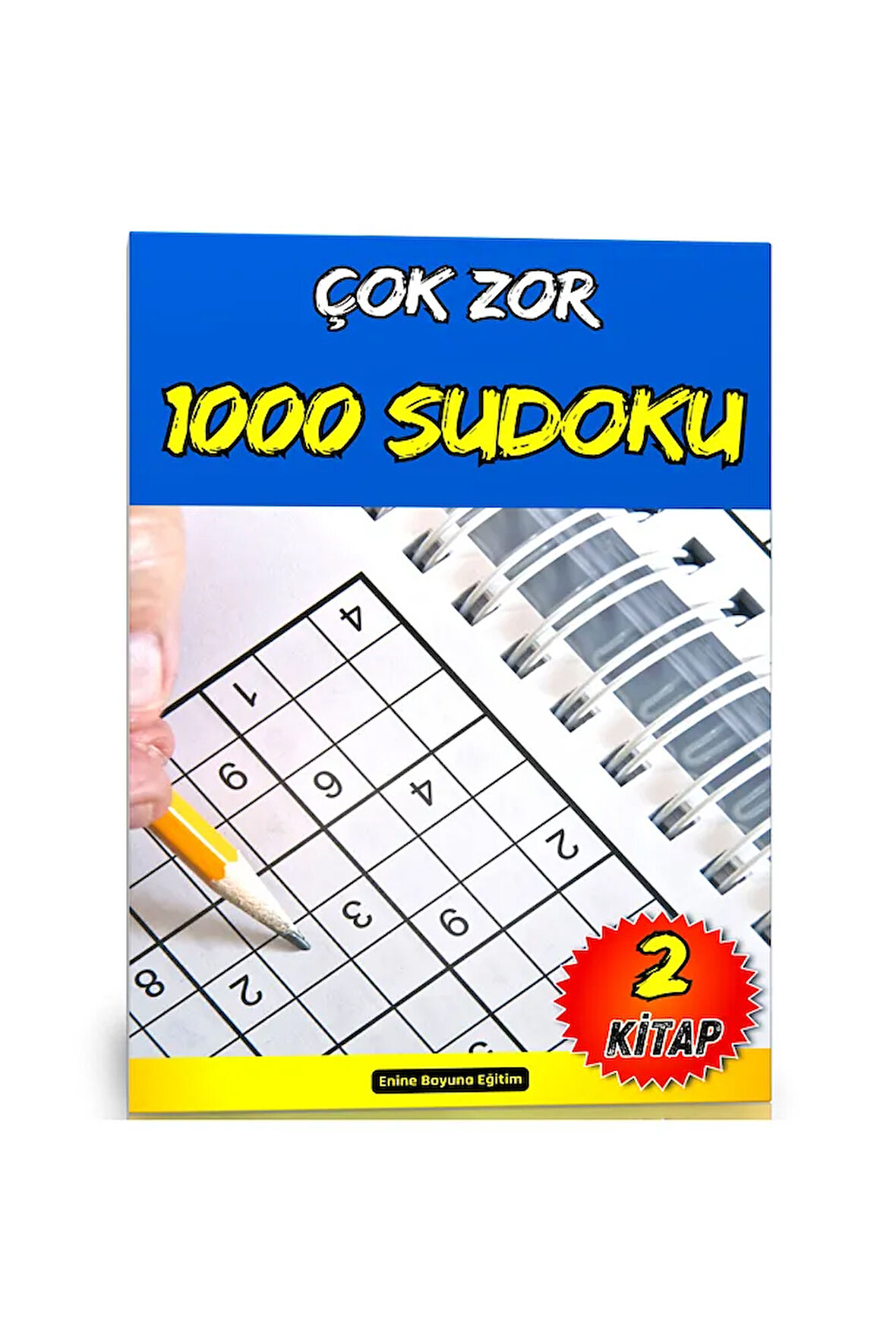 Çok Zor Sudoku Kitap Seti (1000 Sudoku – 2 Kitap)