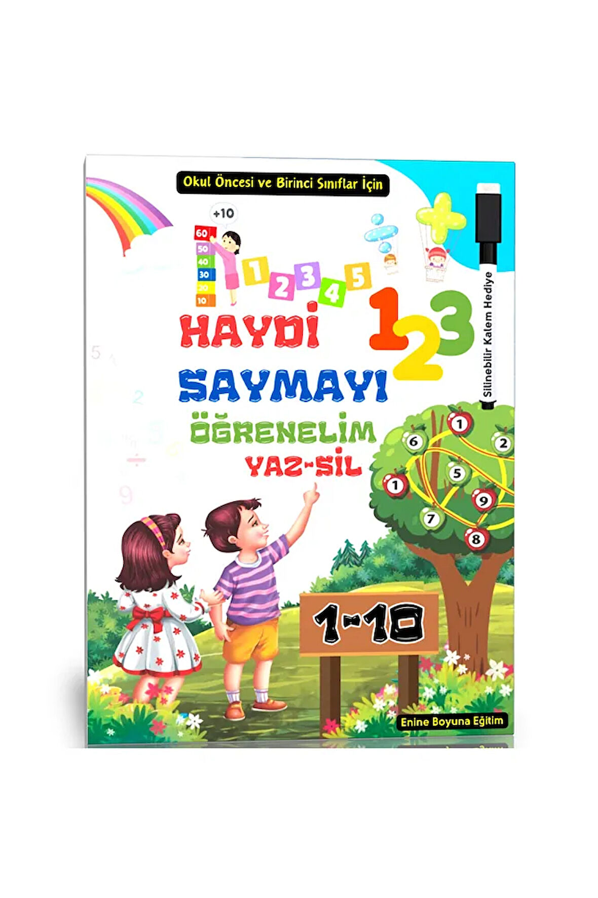 Haydi Saymayı Öğrenelim YAZ-SİL Kitabı