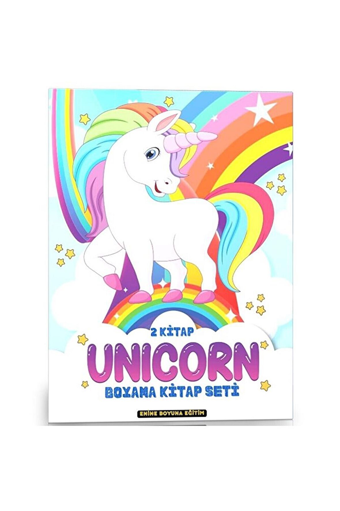 Sevimli Unicorn Boyama Kitap Seti (2 Kitap)