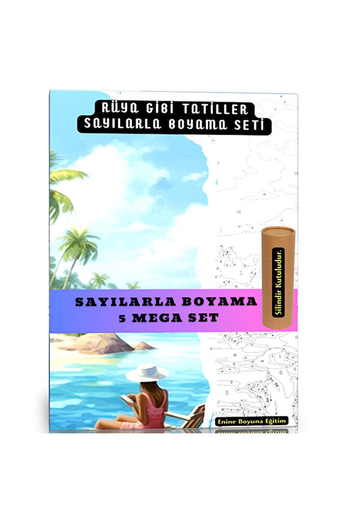 Sayılarla Boyama Süper Seti (Rüya Gibi Tatiller)