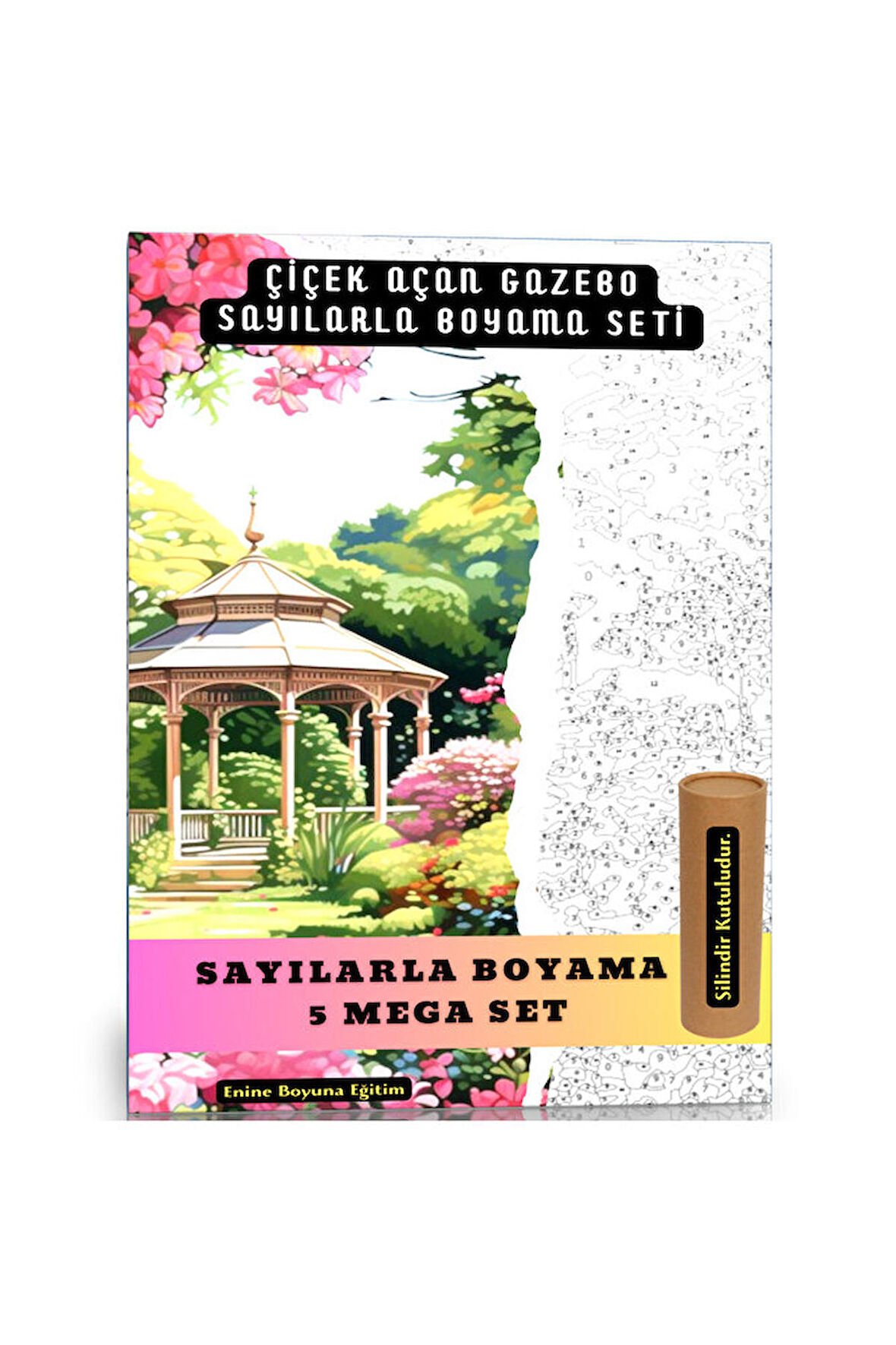 Sayılarla Boyama Süper Seti (Çiçek Açan Gazebo)