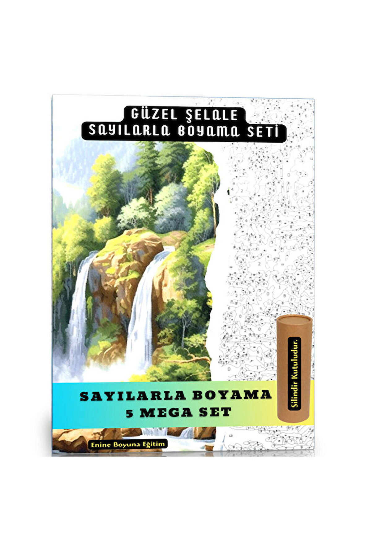 Sayılarla Boyama Süper Seti (Güzel Şelale)