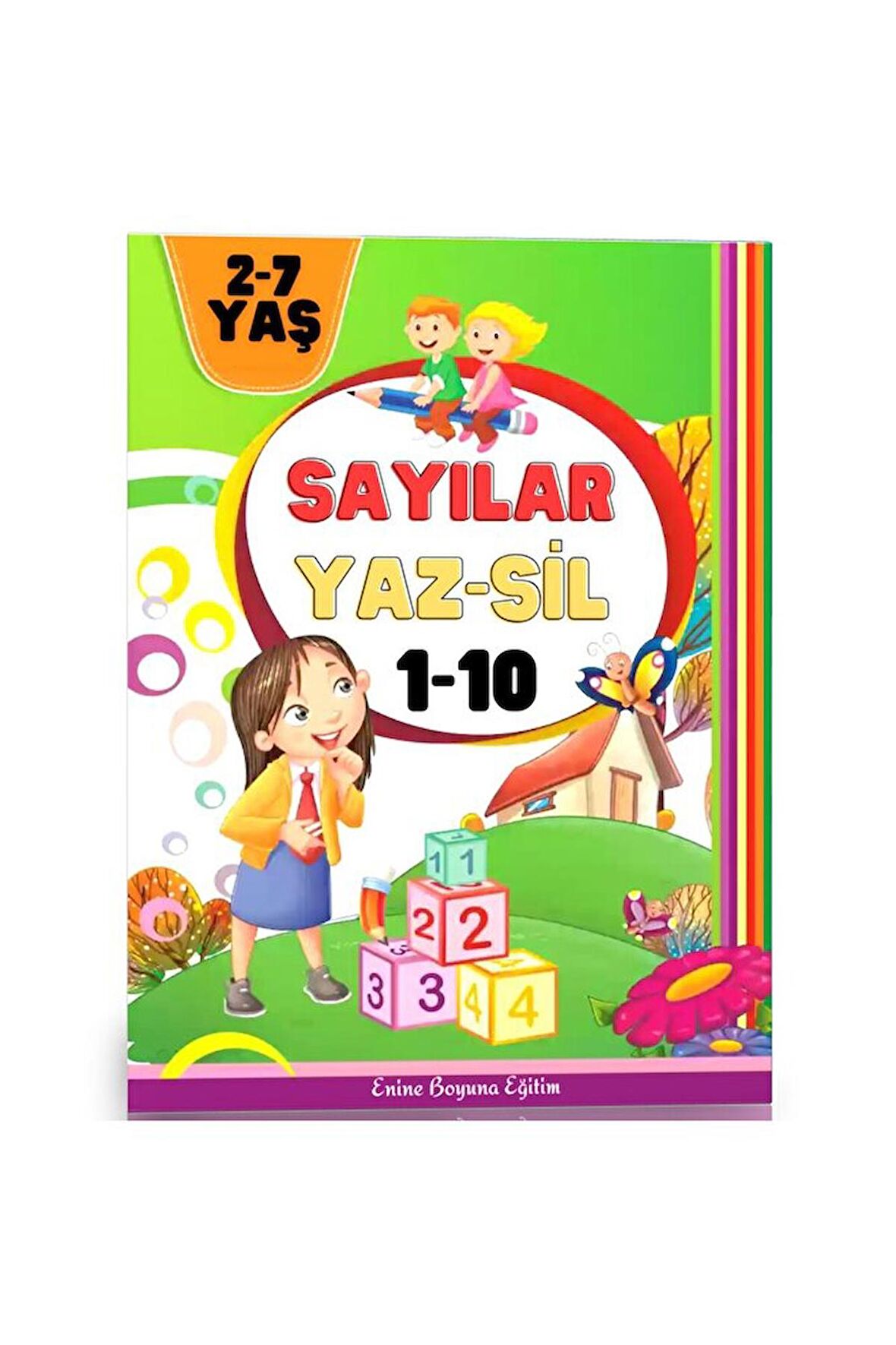 Okul Öncesi Sayılar YAZ SİL Kitabı